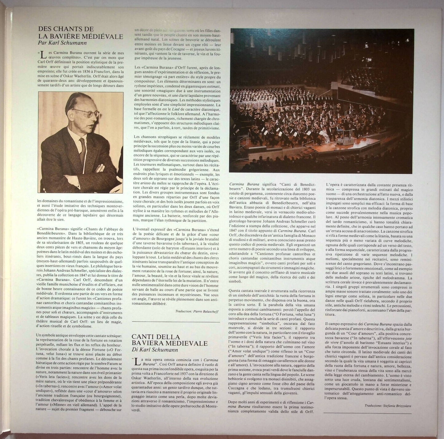 EBOND Carl Orff - Carmina Burana Cantiones Profane - Laser Disc Pal