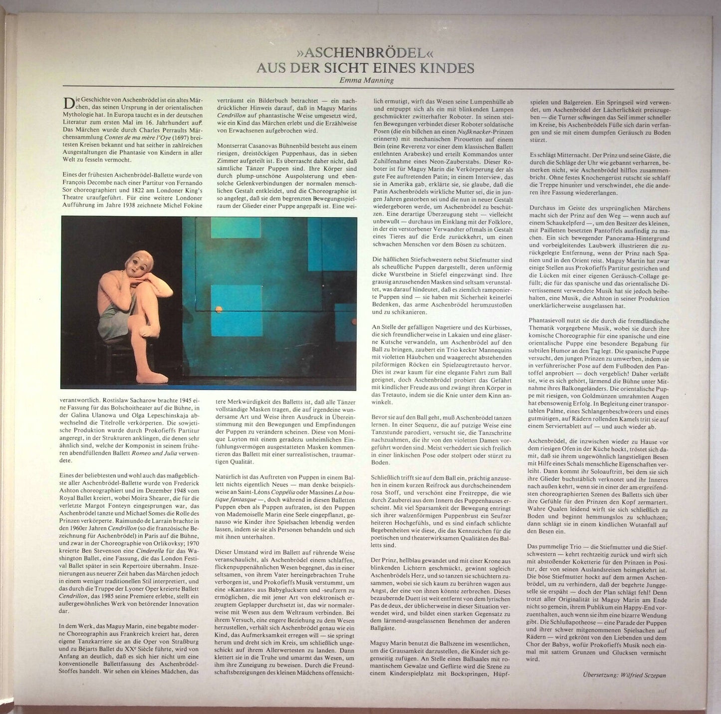 EBOND Prokofiev Cinderella - Lyon Opera Ballet Maguy Marin's - Laser Disc Pal