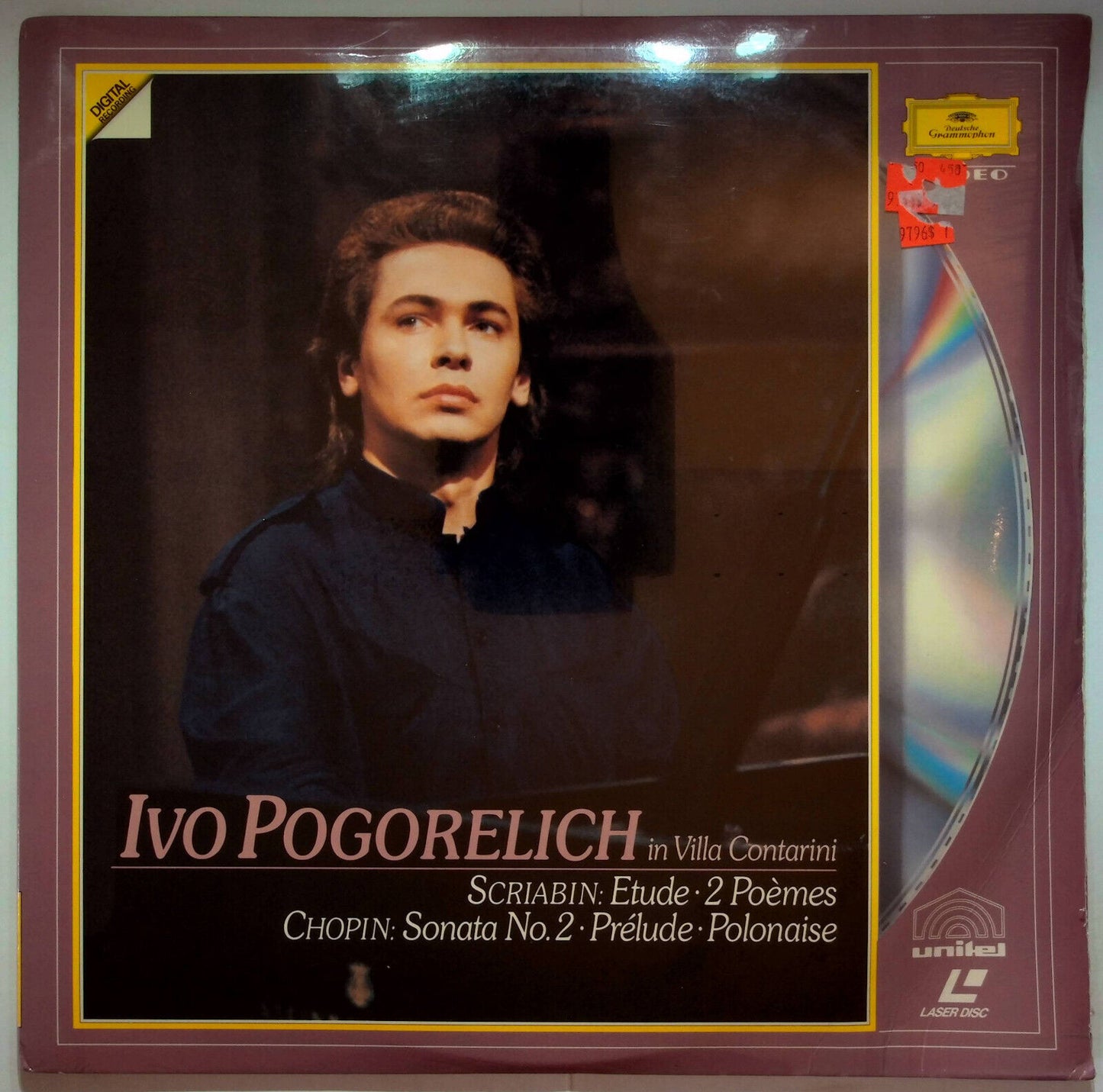 EBOND Ivo Pogorelich In Villa Contarini - Scribian Chopin - Laser Disc Ntsc