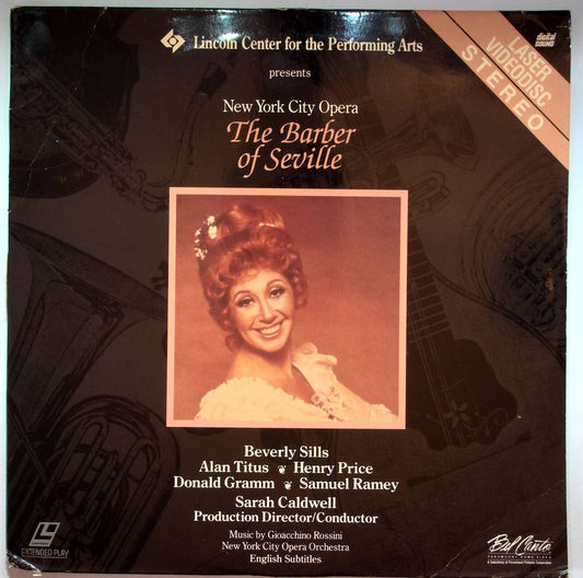 EBOND New York City Opera - The Barber Of Seville - Laser Disc Ntsc