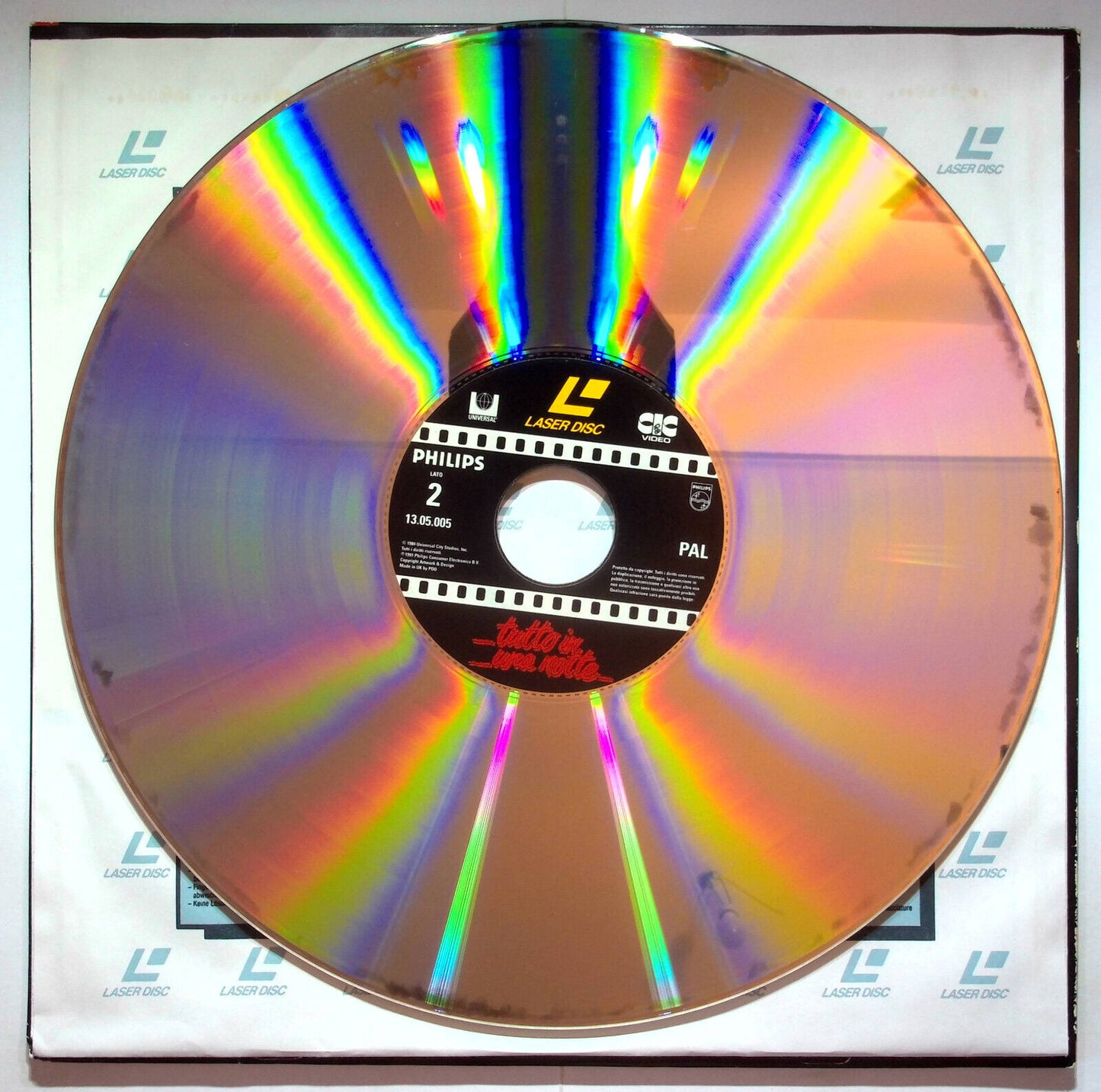 EBOND Tutto In Una Notte - Laser Disc Pal