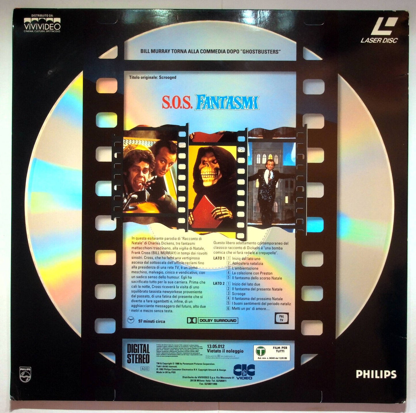 EBOND S.o.s Fantasmi - Laser Disc Pal