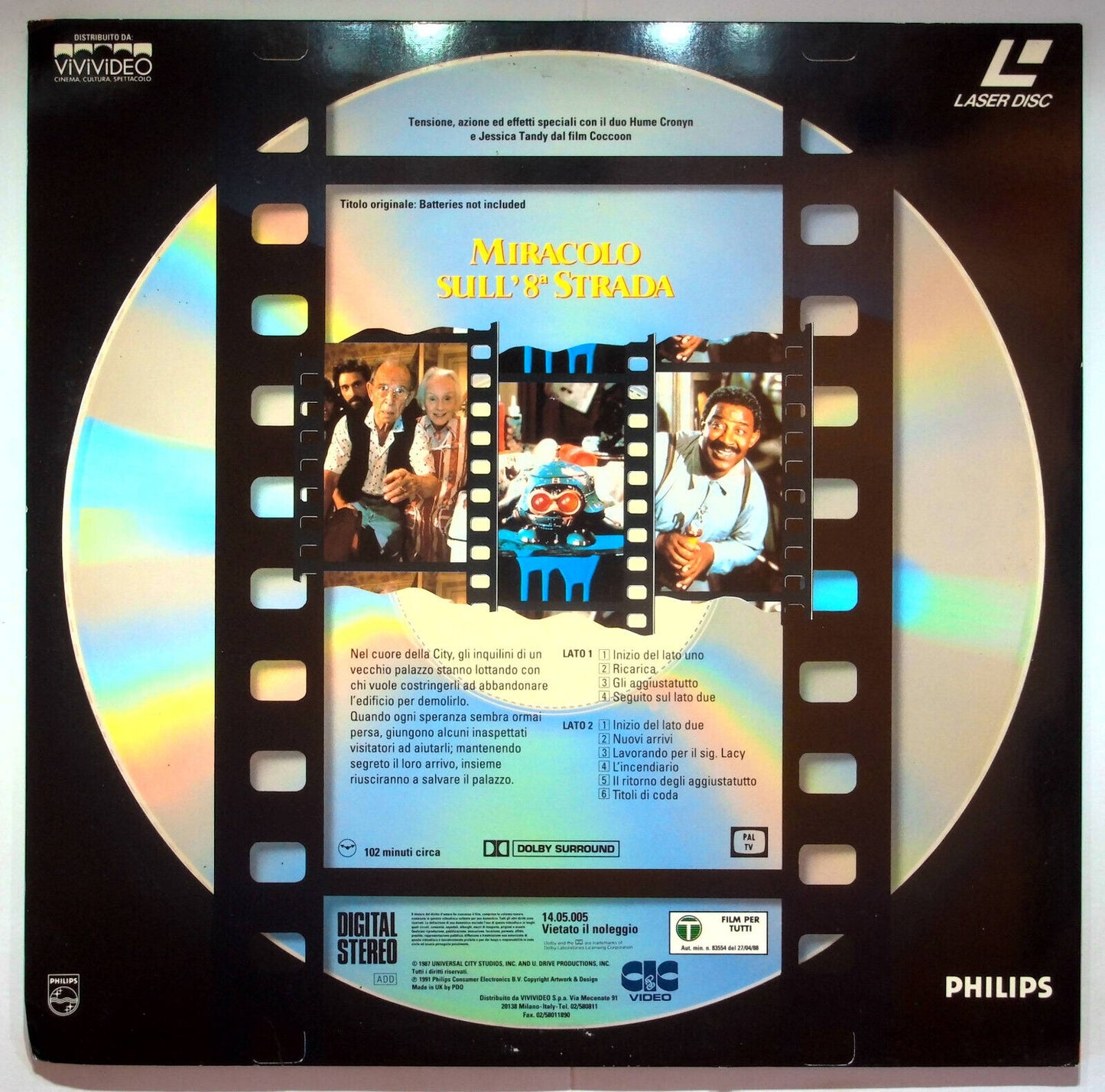 EBOND Miracolo Sull' 8a Strada - Laser Disc Pal