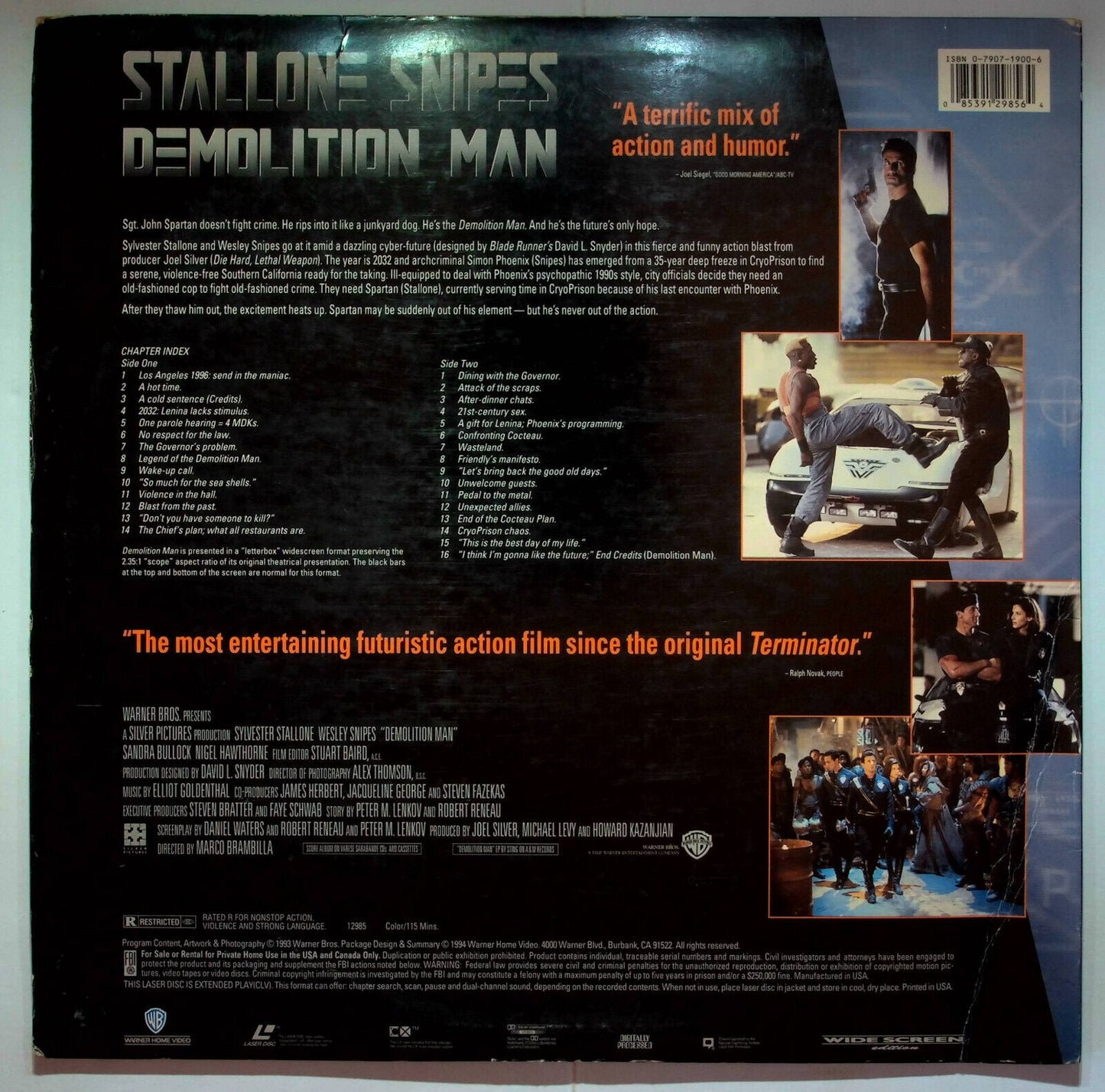 EBOND Demolition Man - Laser Disc Ntsc
