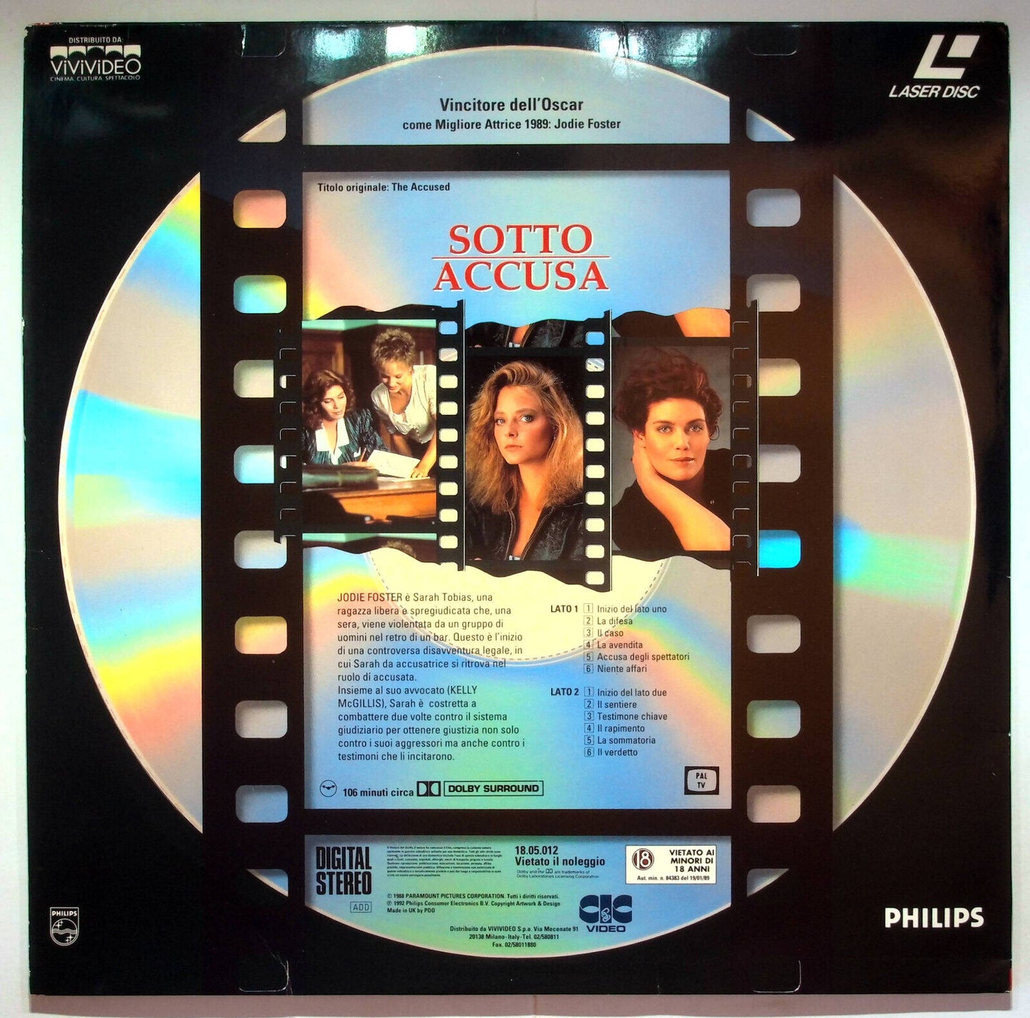 EBOND Sotto Accusa  - Laser Disc Pal