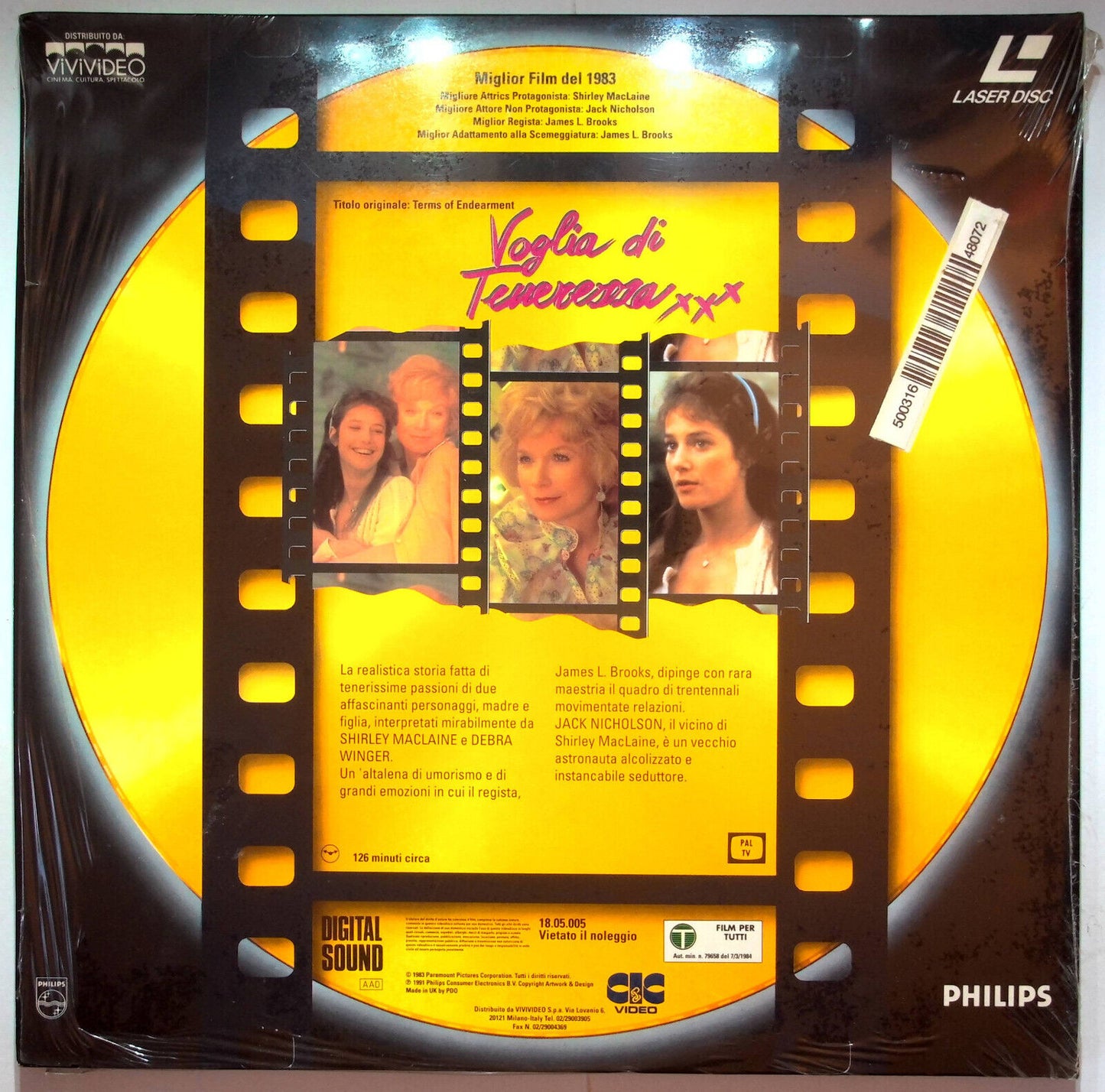 EBOND Voglia Di Tenerezza - Laser Disc Pal