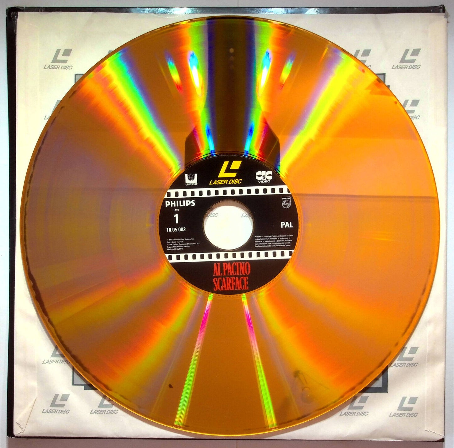 EBOND Al Pacino Scarface - Laser Disc Pal