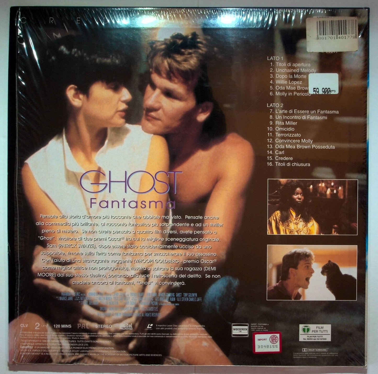 EBOND Ghost - Fantasma - Laser Disc Pal