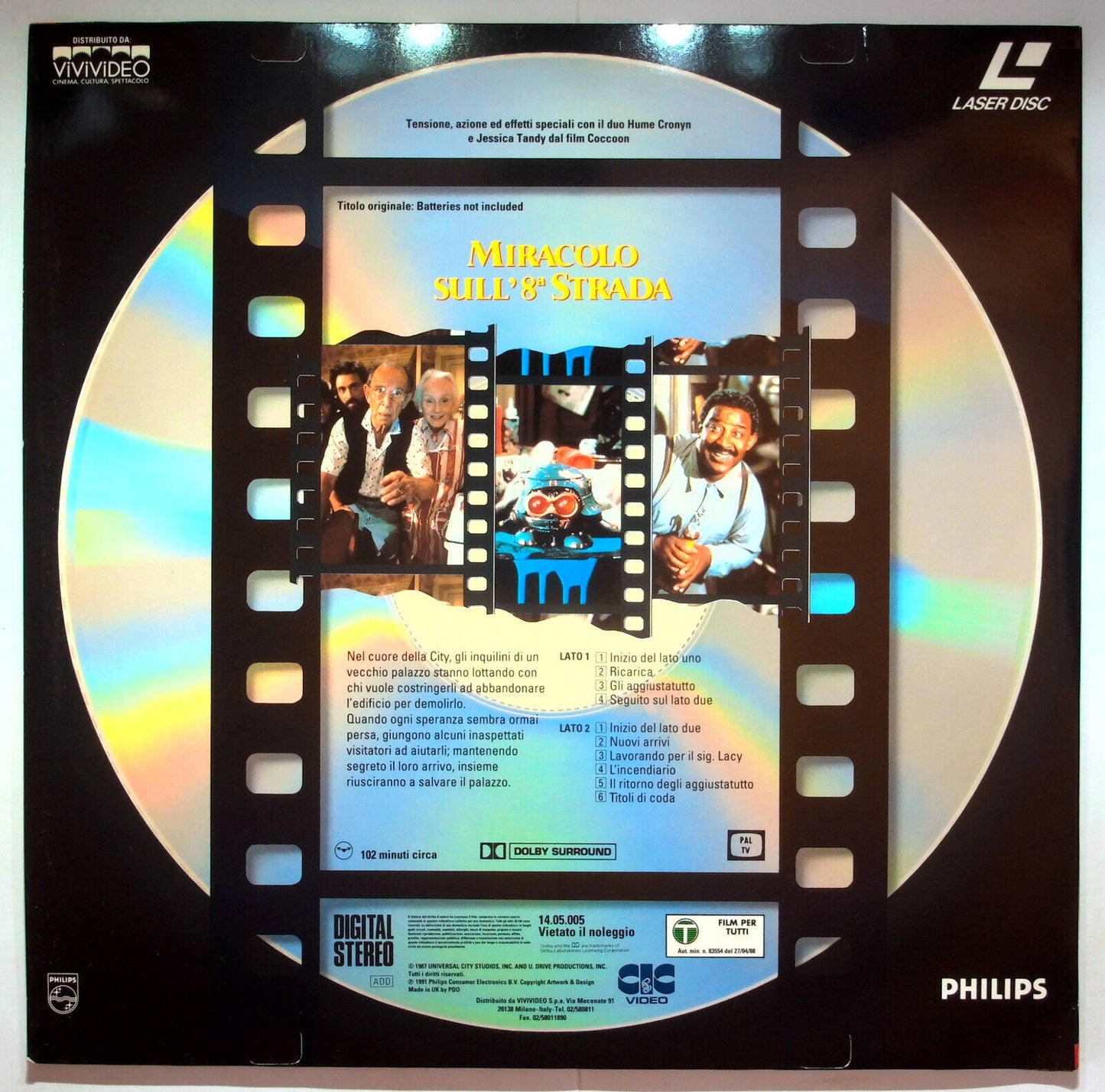 EBOND Miracolo Sull' 8a Strada - Laser Disc Pal