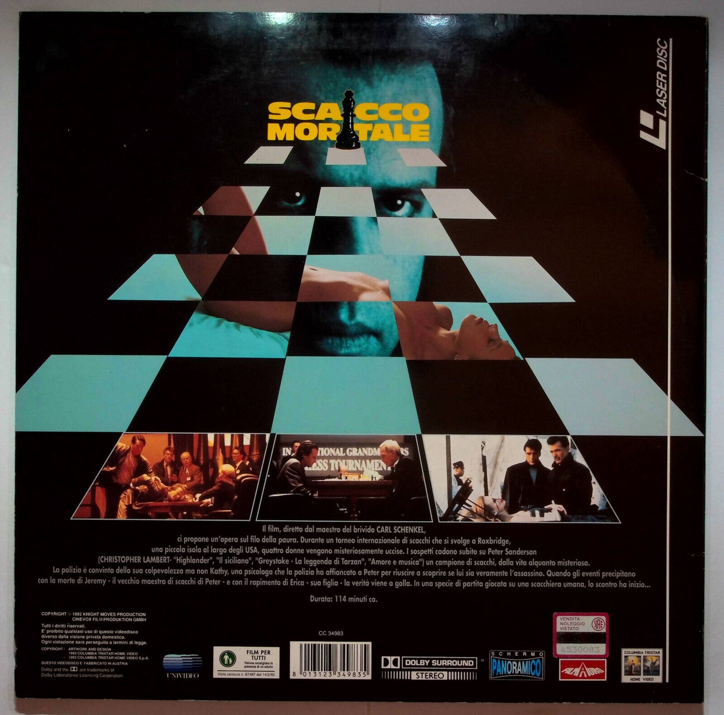 EBOND Scacco Mortale - Laser Disc Pal