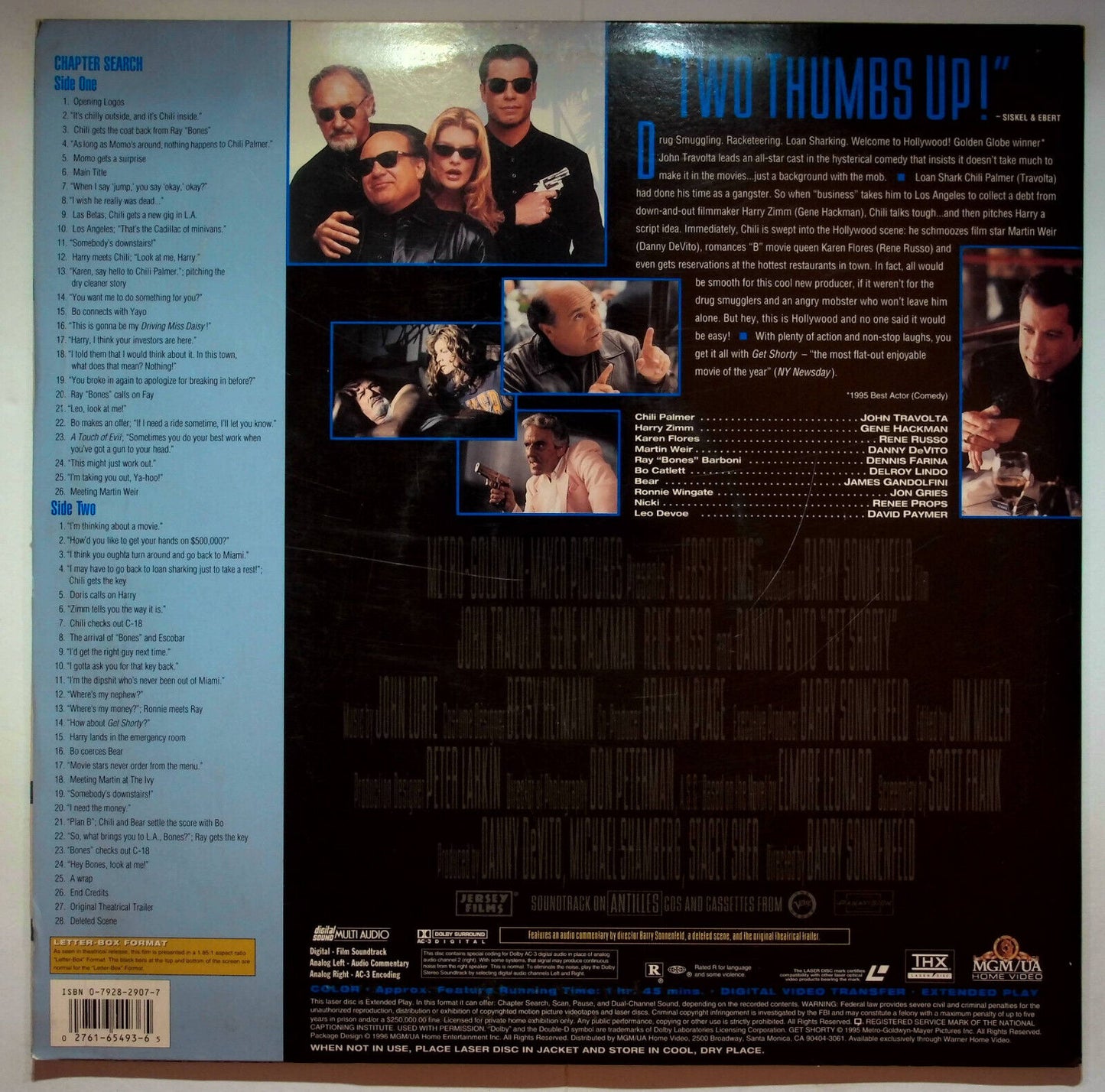 EBOND Get Shorty - Laser Disc Ntsc