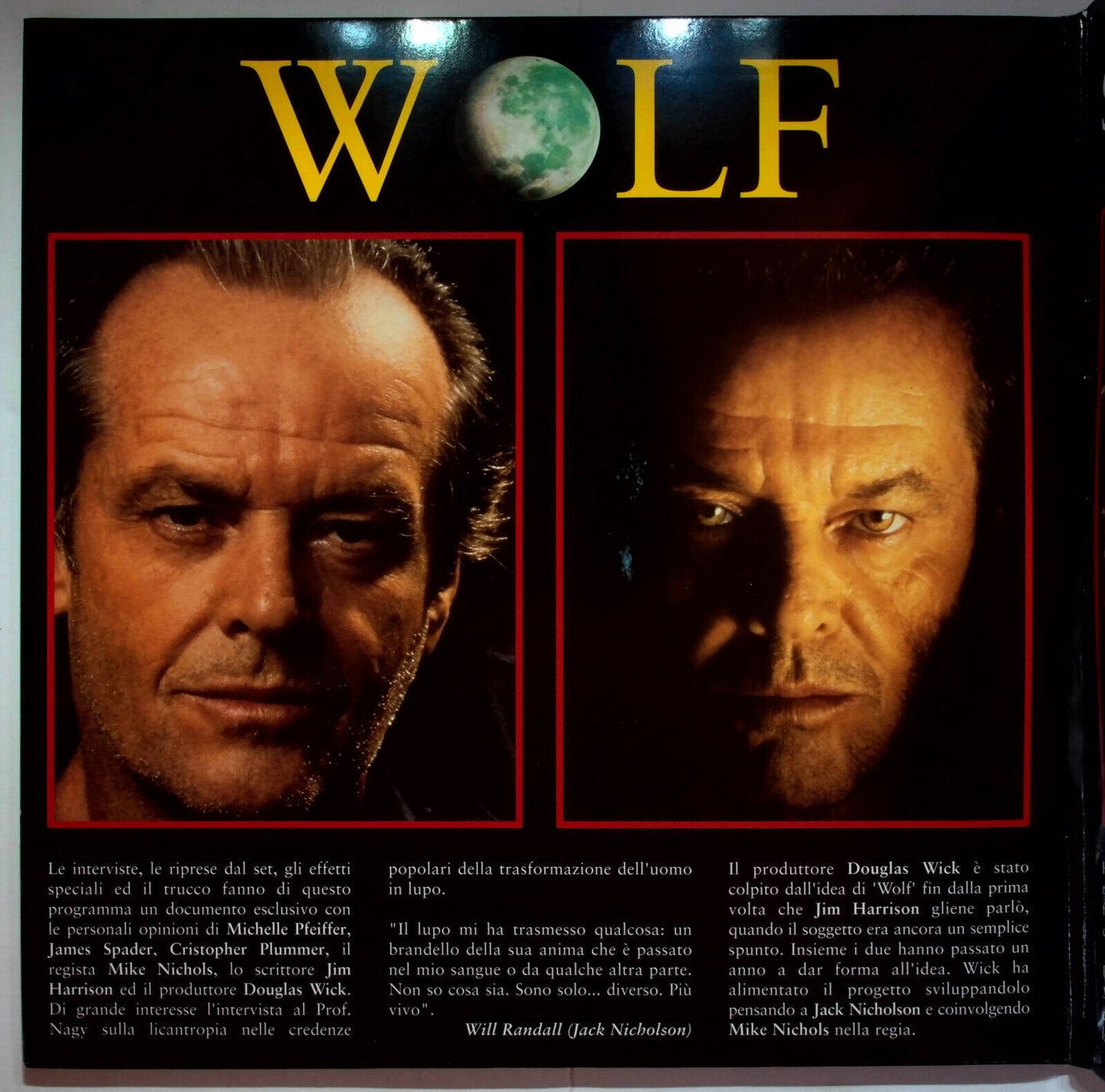 EBOND Wolf La Belva e Fuori - Laser Disc Pal