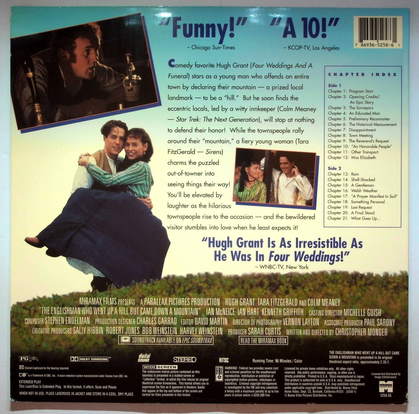 EBOND The Englishman Who Went Up A Hill But Came Down A Mountain Laser Disc Ntsc