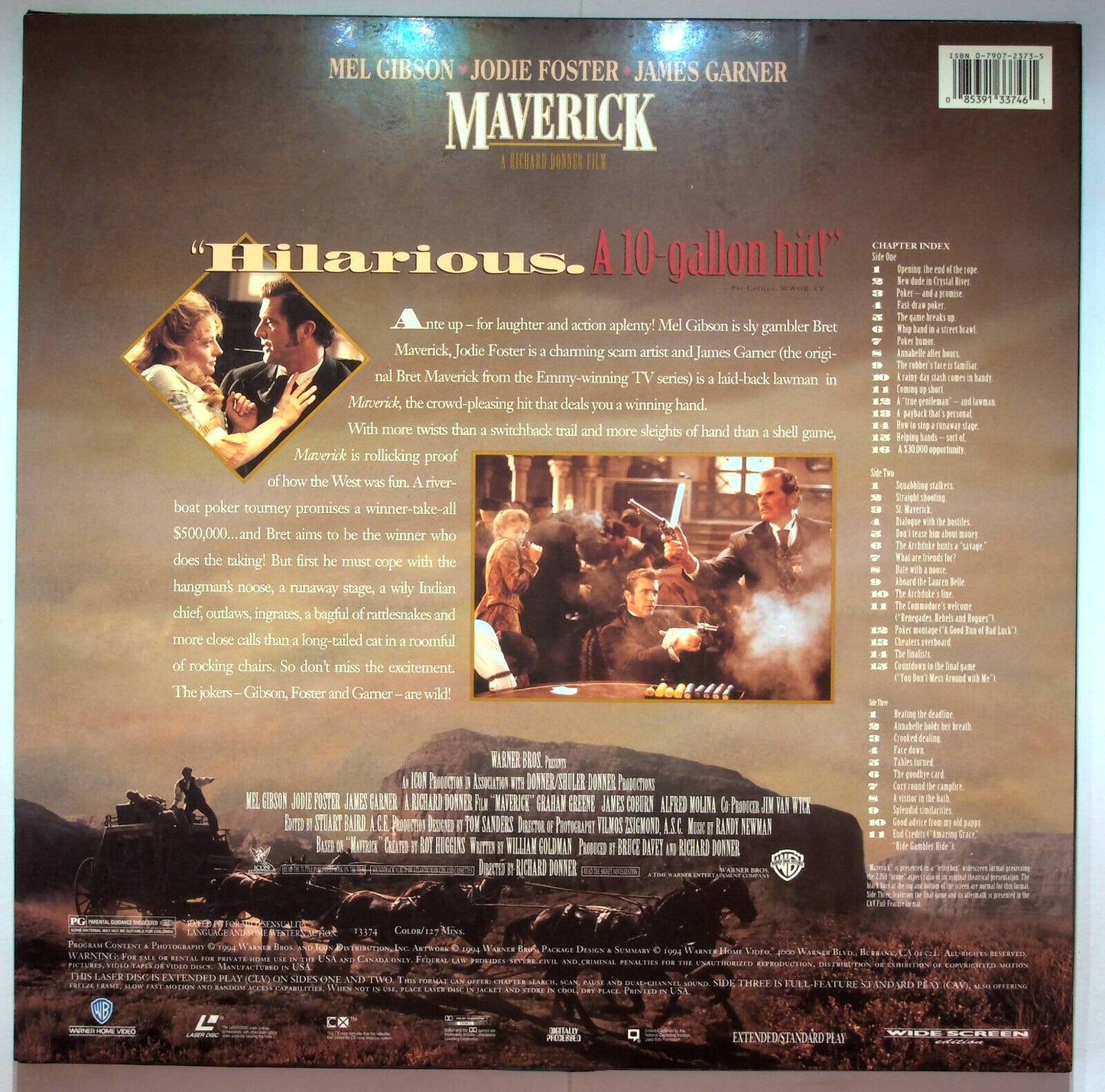 EBOND Maverick - Laser Disc Ntsc