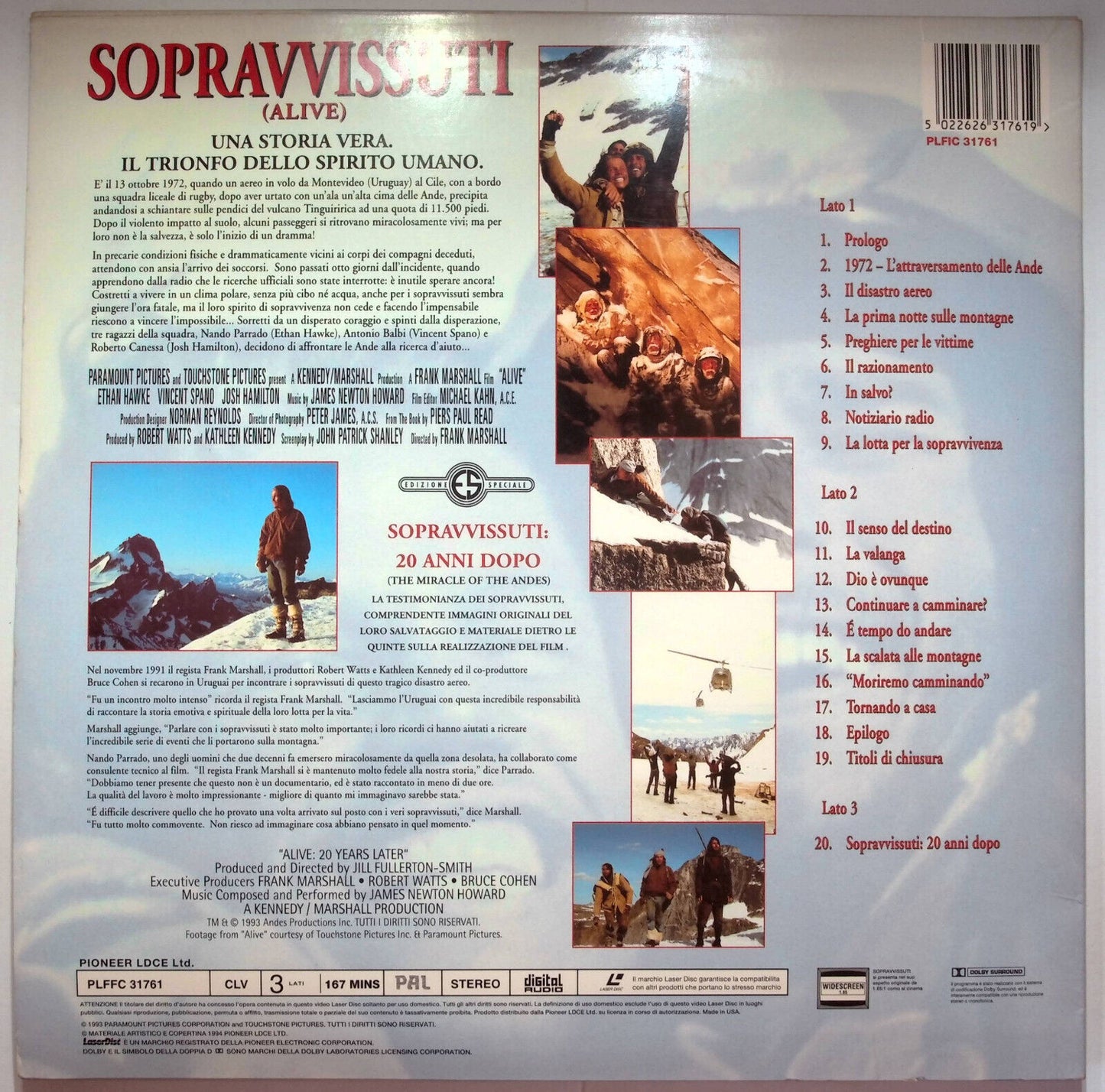 EBOND Sopravvissuti ( Alive ) - Laser Disc Pal