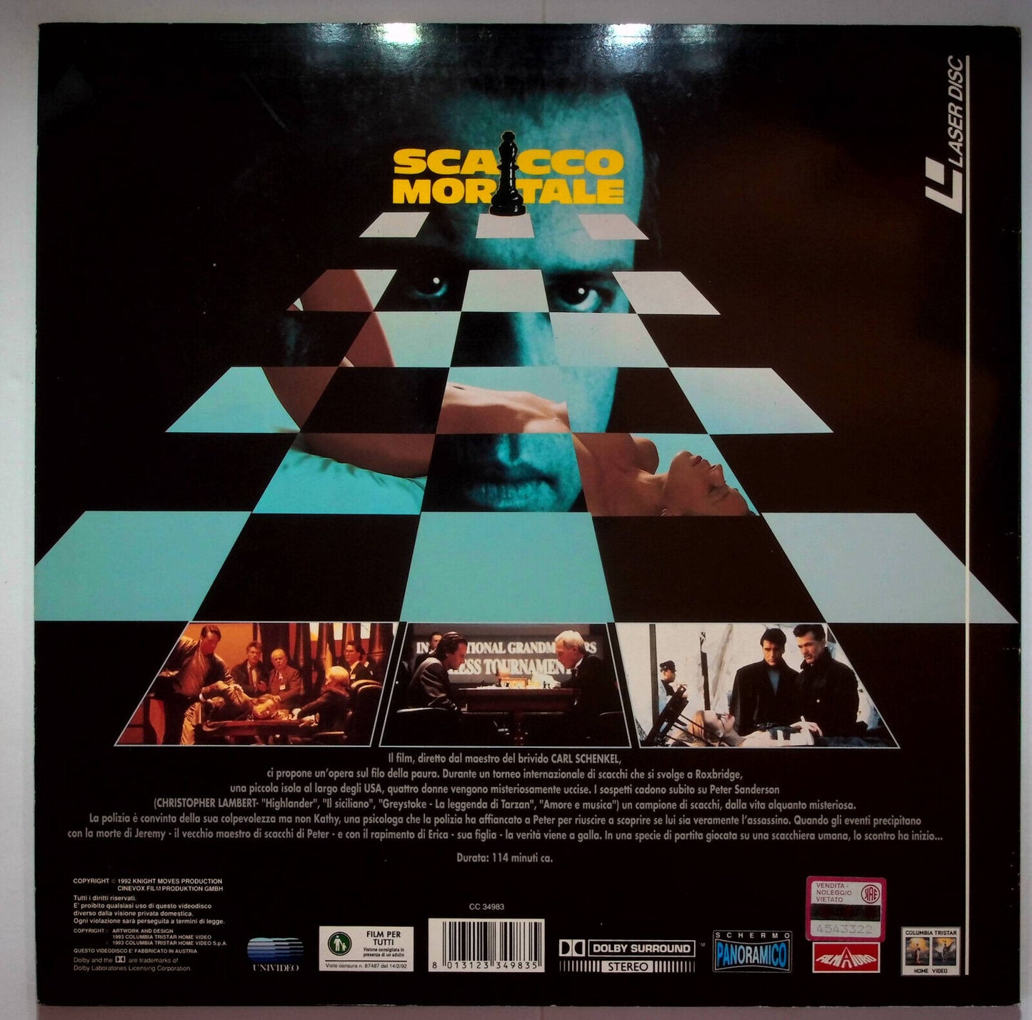 EBOND Scacco Mortale - Laser Disc Pal