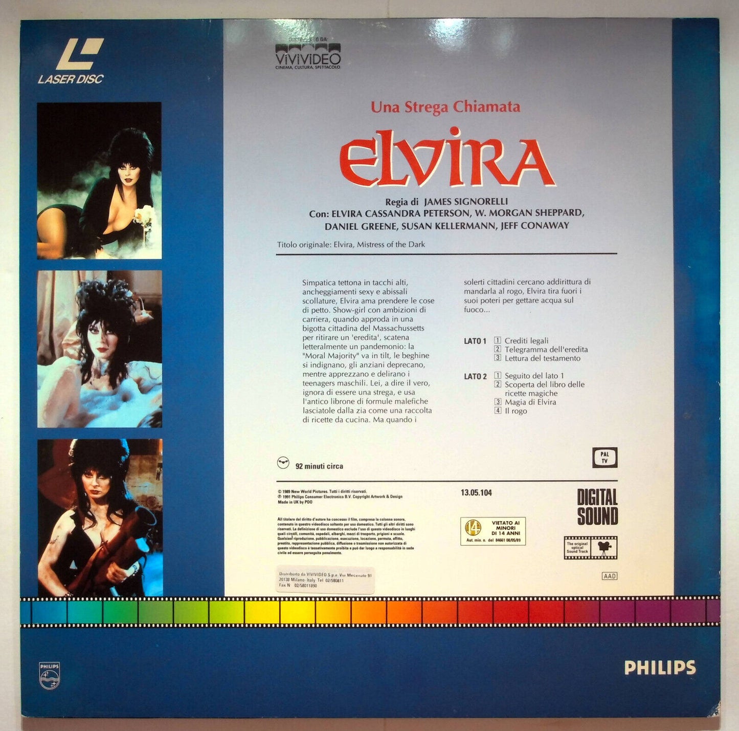 EBOND Una Strega Chiamata Elvira - Laser Disc Pal