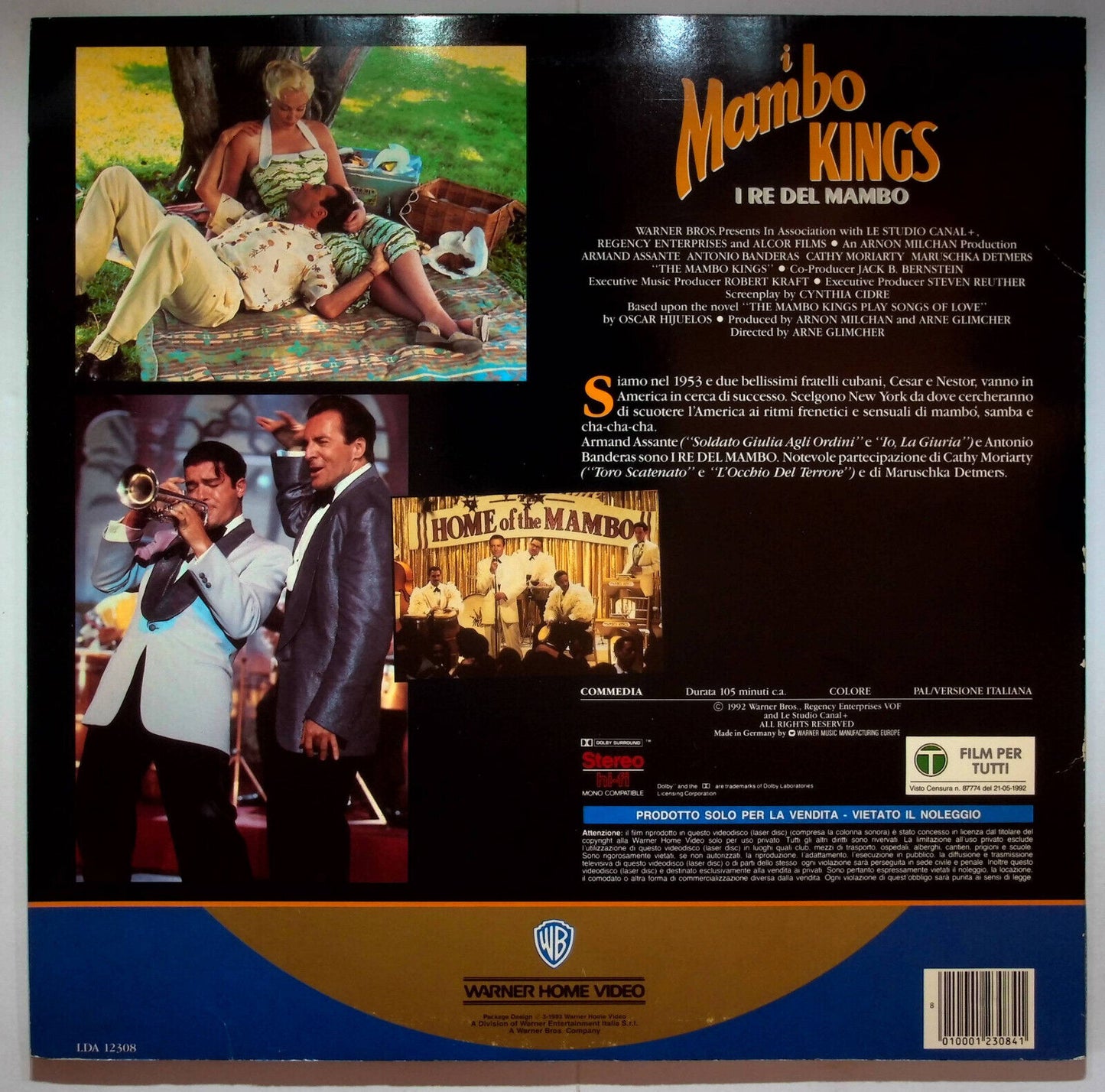 EBOND I Mambo Kings - I Re Del Mambo - Laser Disc Pal