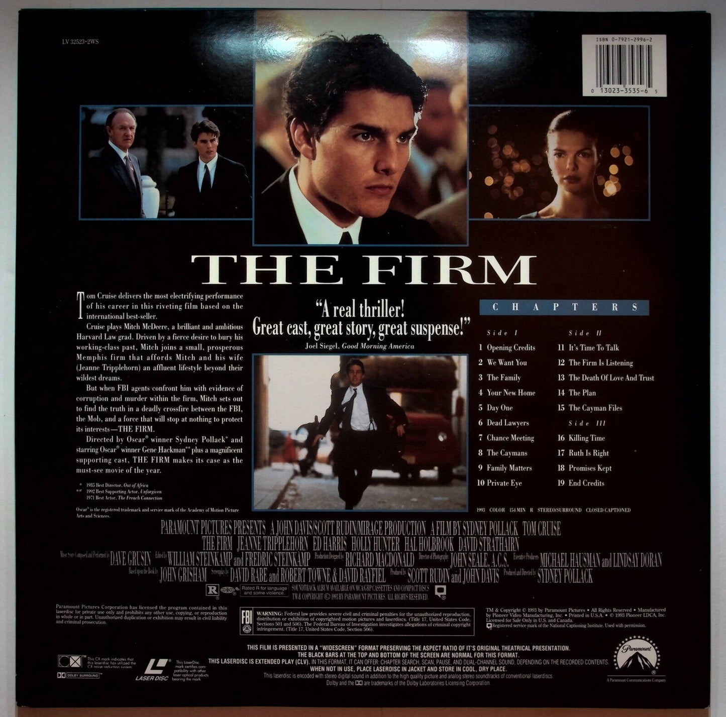 EBOND The Firm - Laser Disc Ntsc