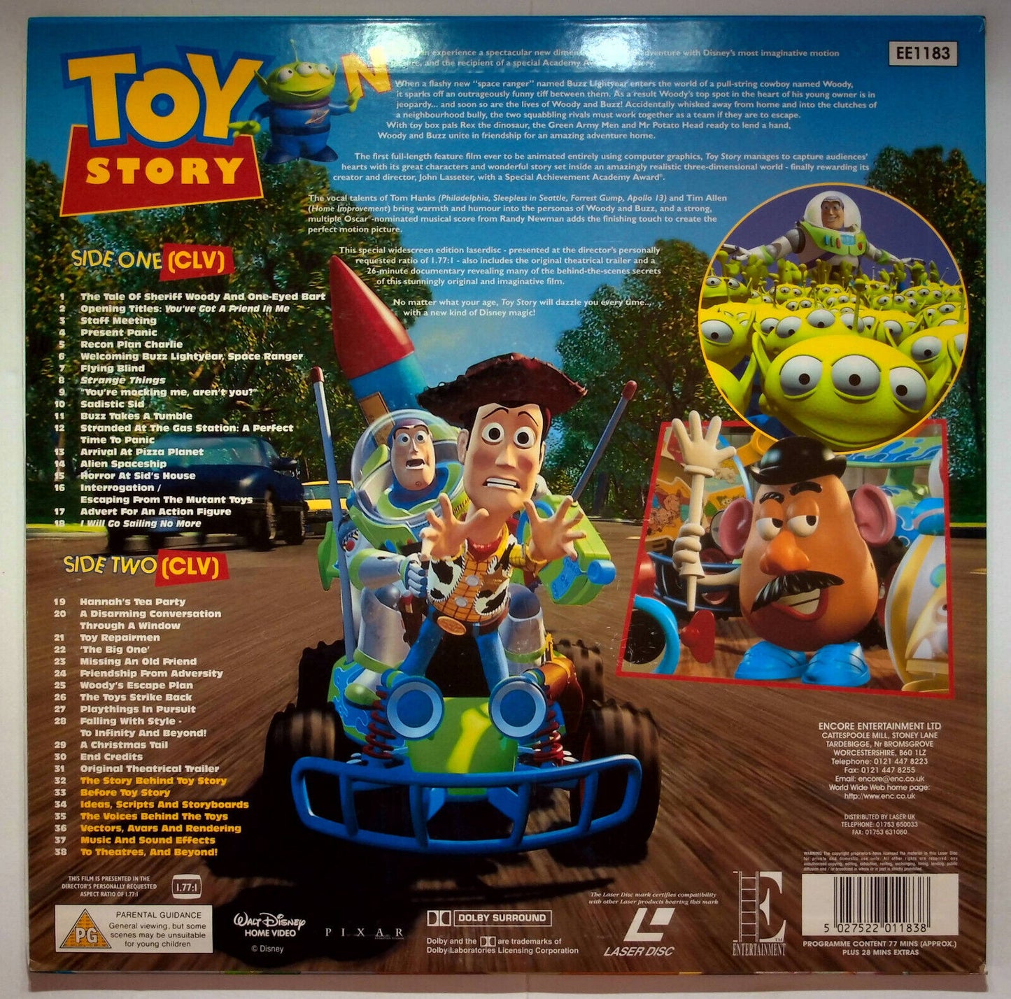 EBOND Toy Story - Laser Disc Pal