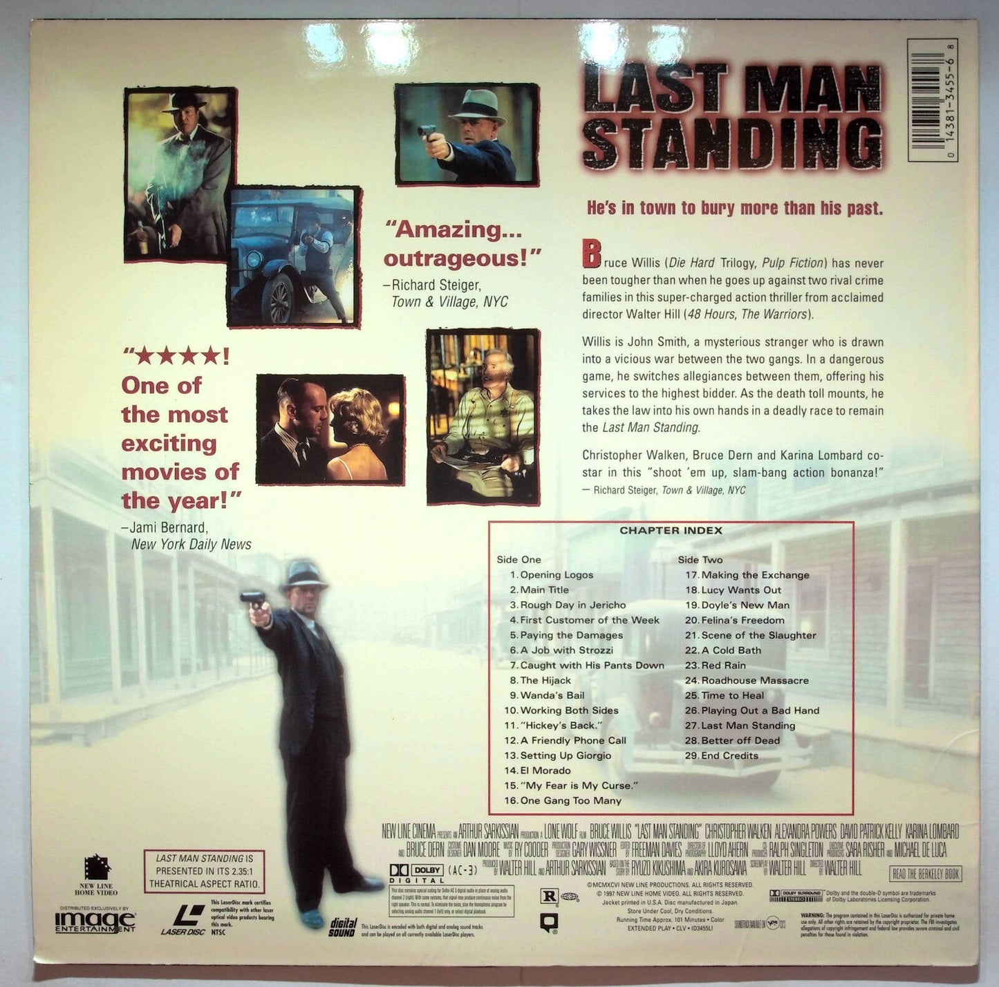 EBOND Last Man Standing - Laser Disc Ntsc