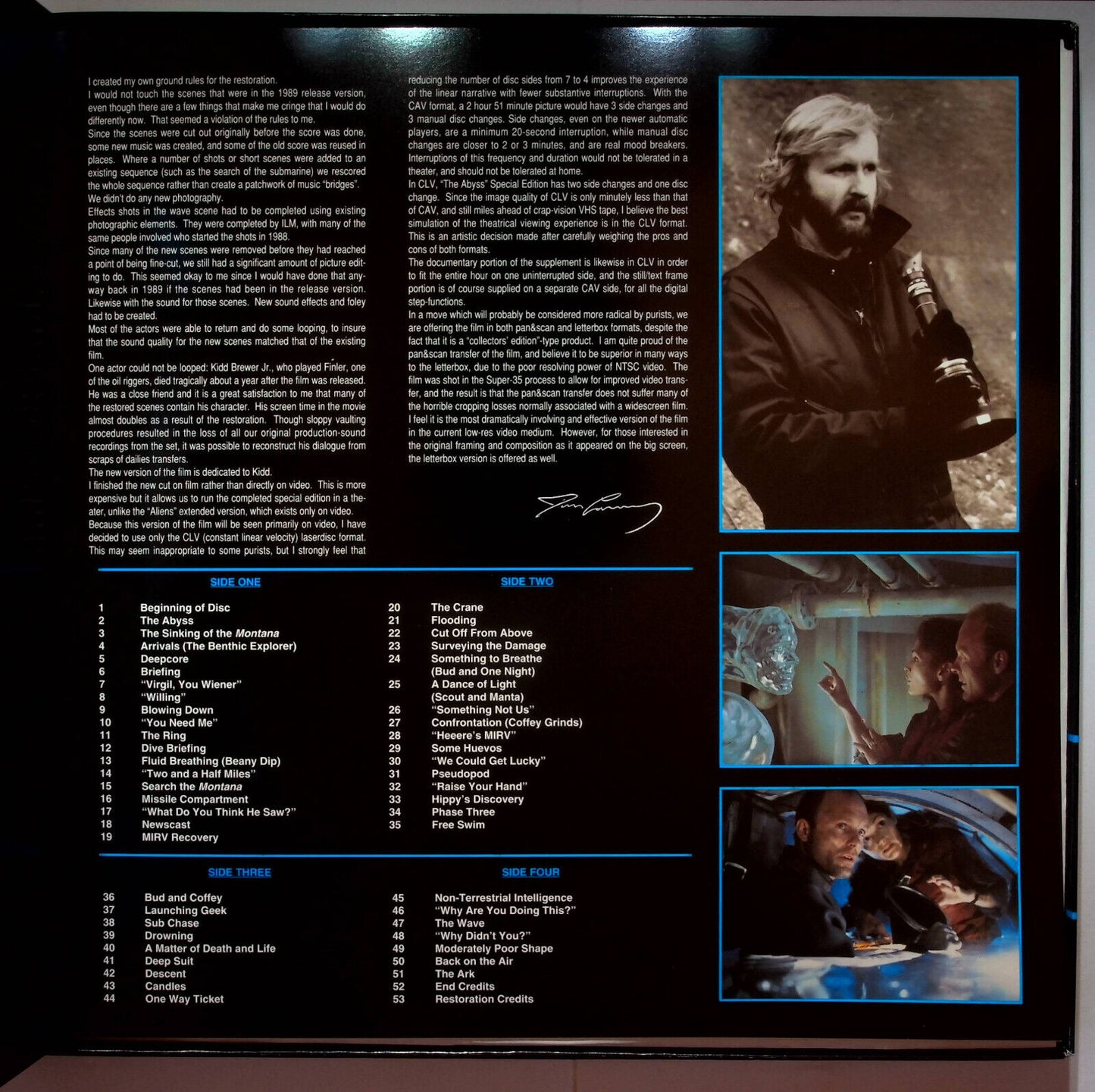 EBOND The Abyss - Special Edition - Laser Disc Ntsc