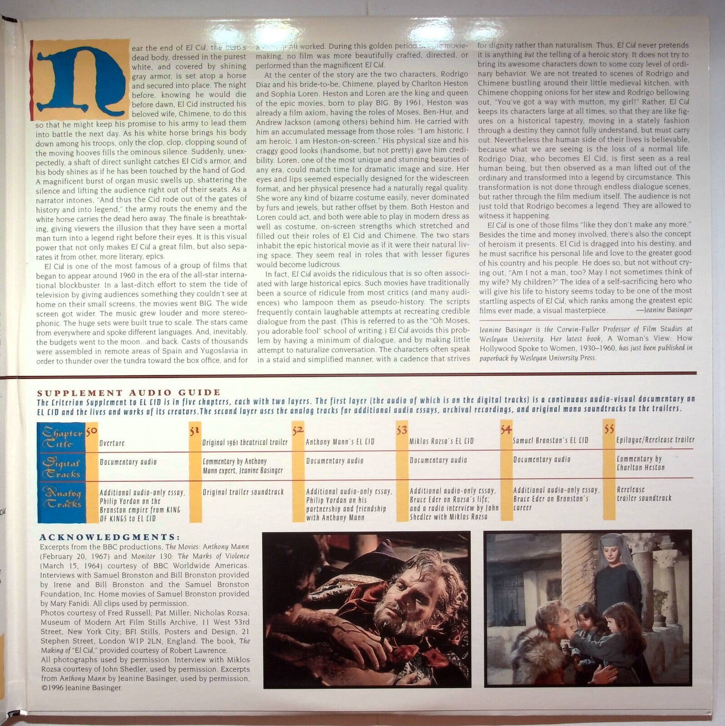 EBOND El Cid - Special Edition - Laser Disc Ntsc