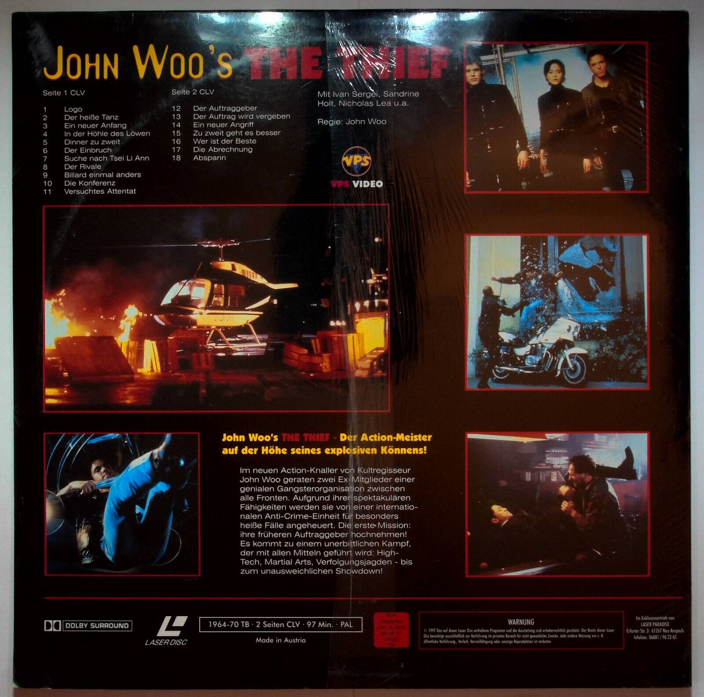 EBOND John Woo's - The Thief - Laser Disc Pal