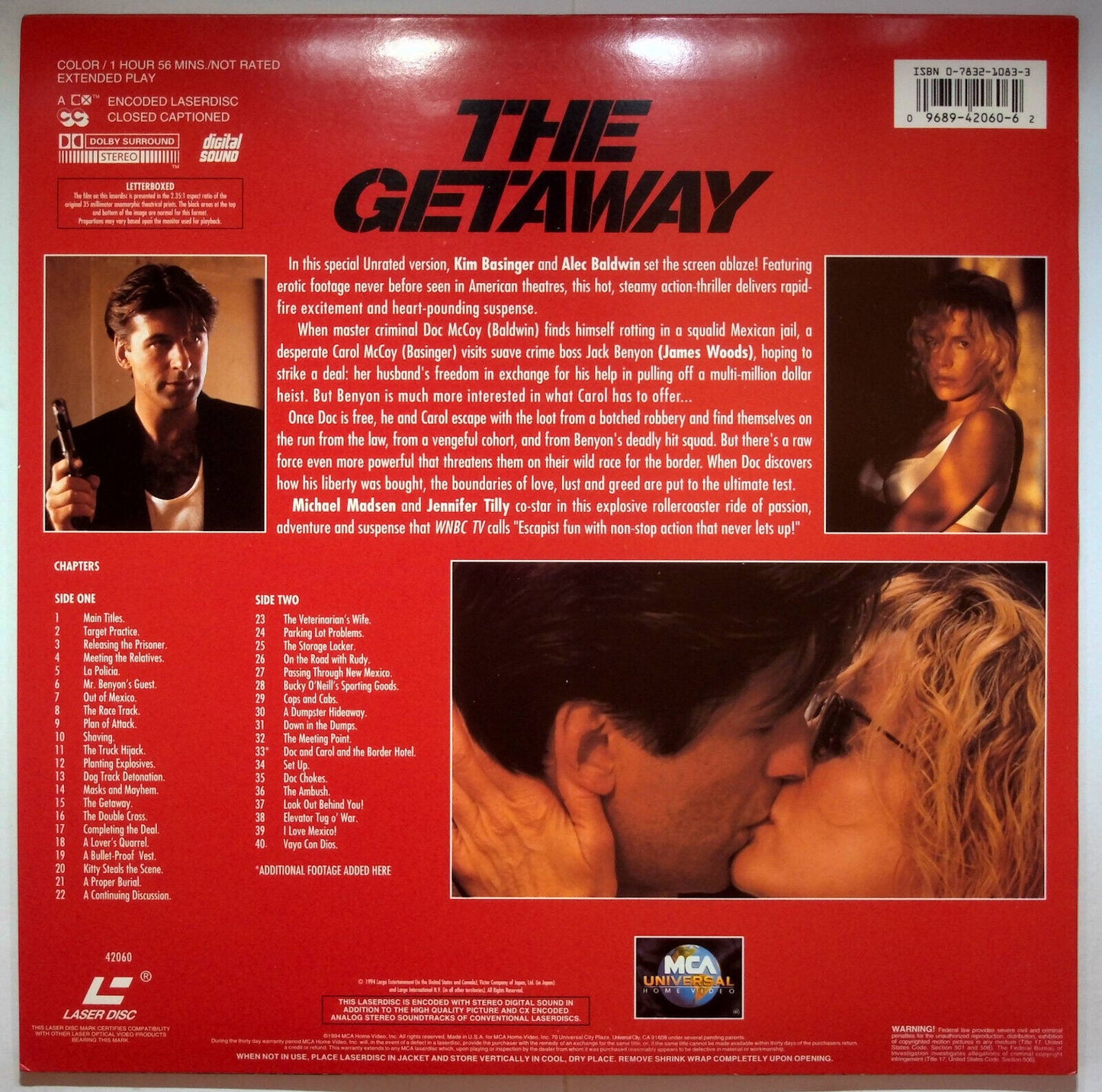 EBOND The Getaway - Laser Disc Ntsc