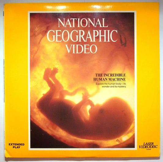 EBOND National Gegraphic Video - The Incredible Human Machine - Laser Disc Ntsc