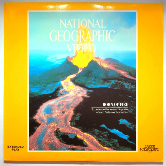 EBOND National Gegraphic Video - Born Of Fire - Laser Disc Ntsc