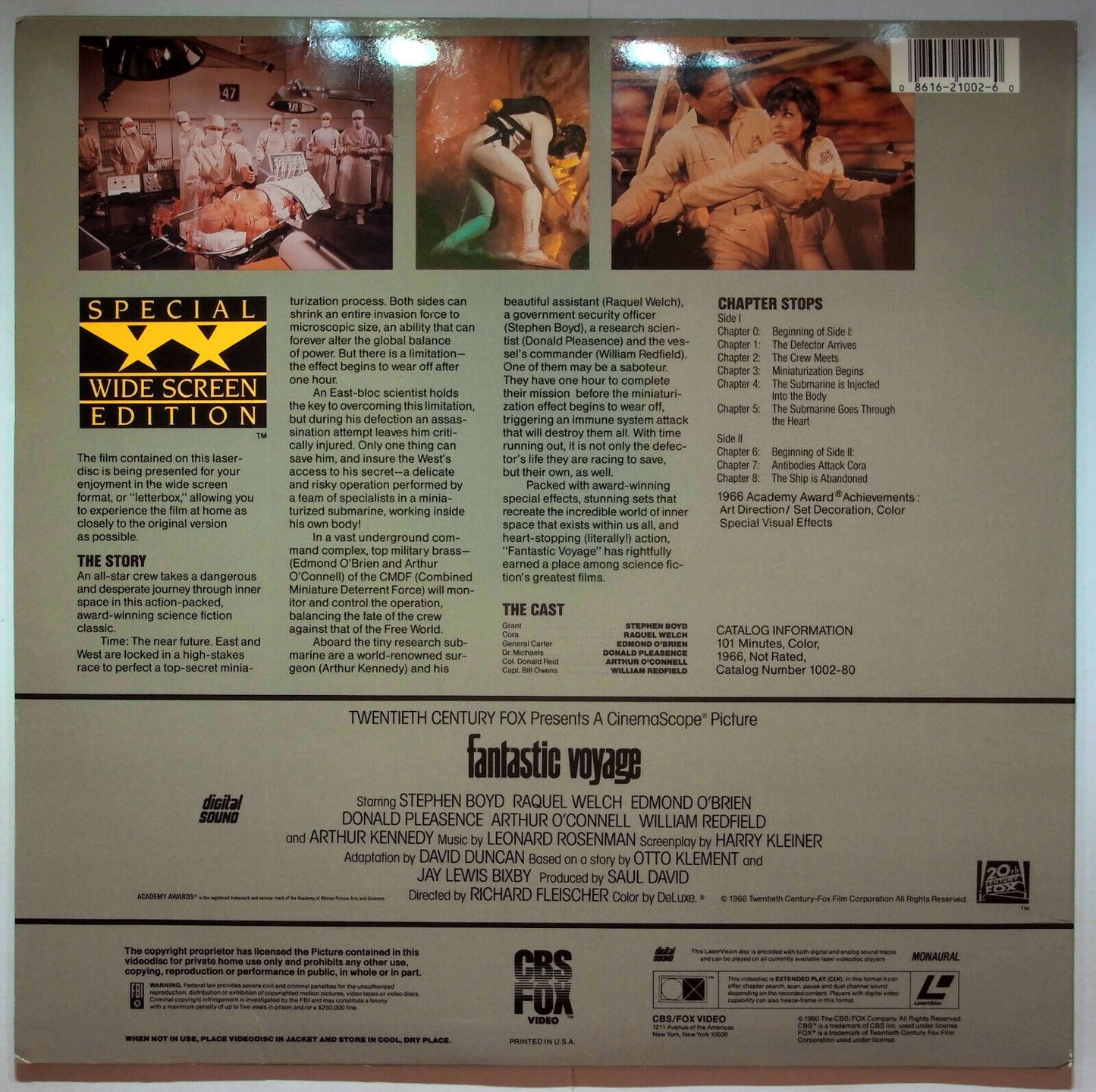 EBOND Fantastic Voyage - Laser Disc Ntsc