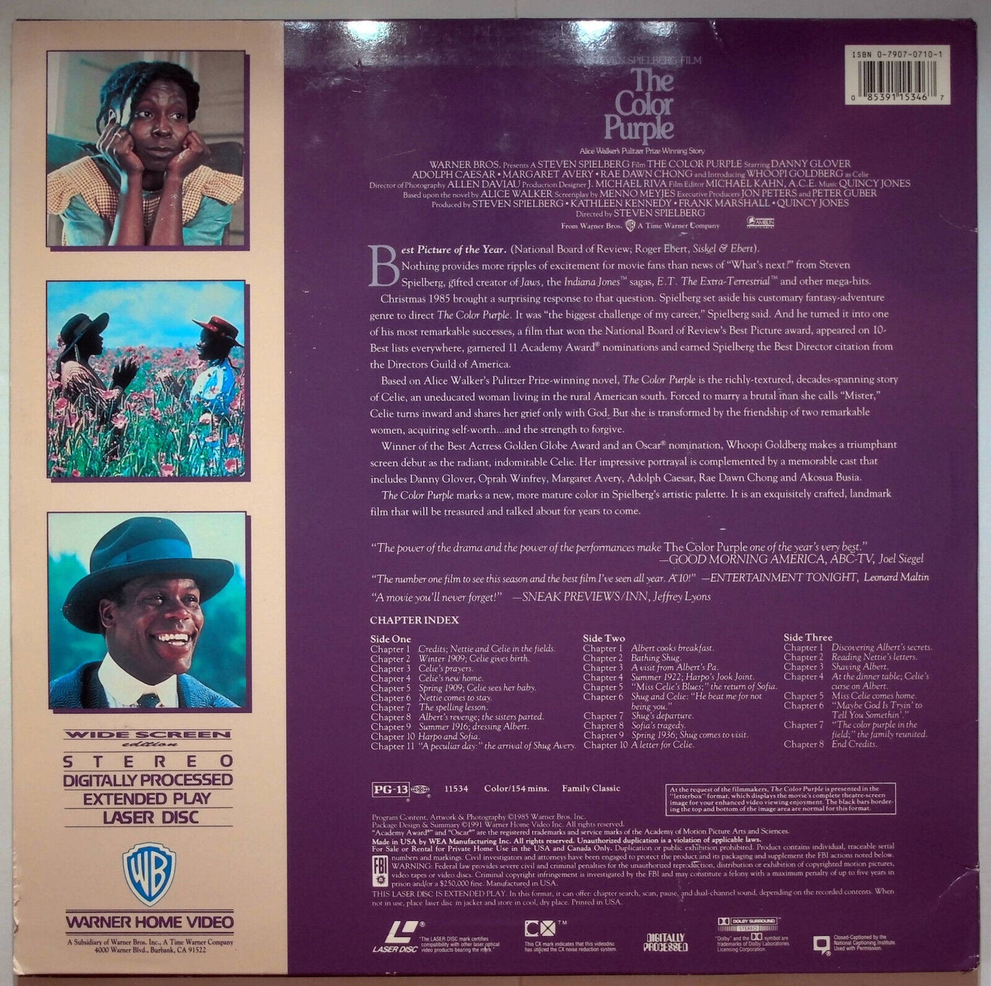 EBOND The Color Purple - Laser Disc Ntsc