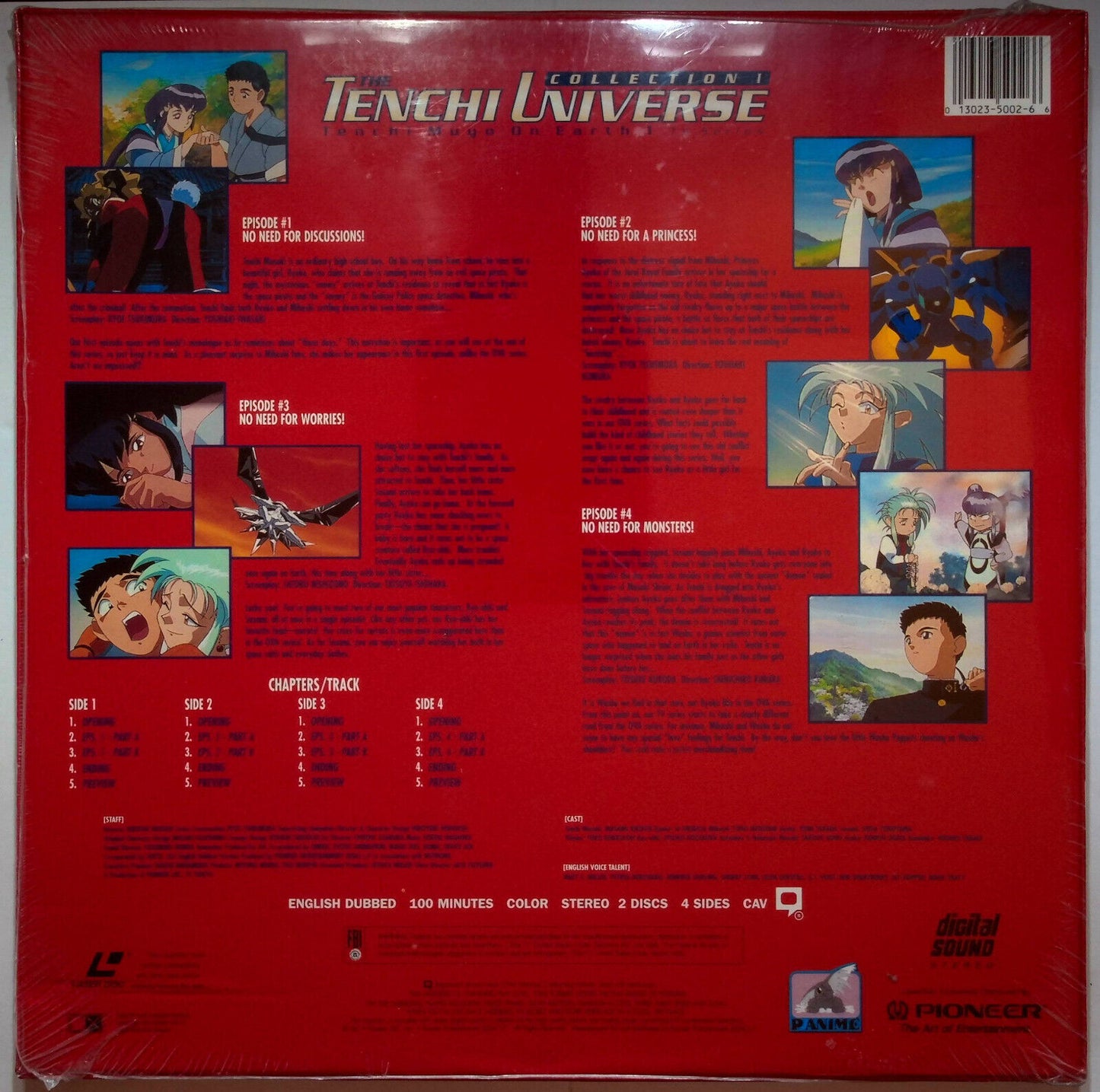 EBOND Tenchi Universe - Tenchi Muyo On Earth 1 - Ep:1/2/3/4 - Laser Disc Ntsc