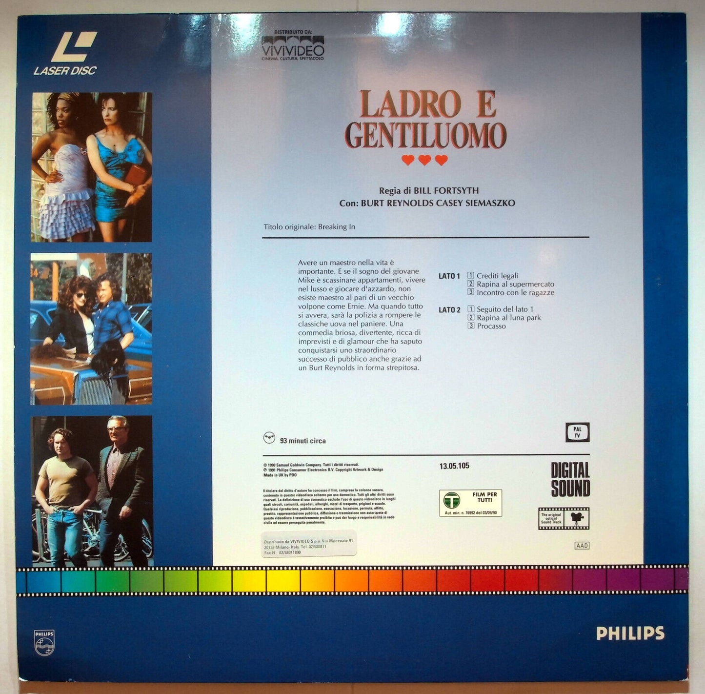 EBOND Ladro E Gentiluomo - Laser Disc Pal