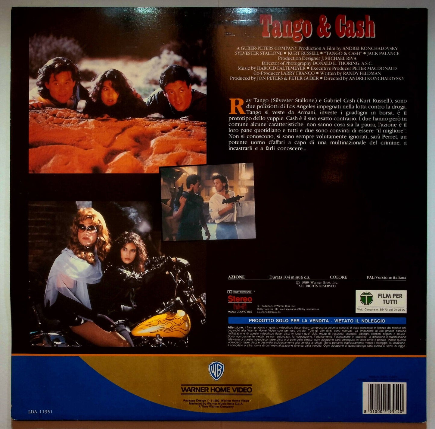 EBOND Tango & Cash - Laser Disc Pal