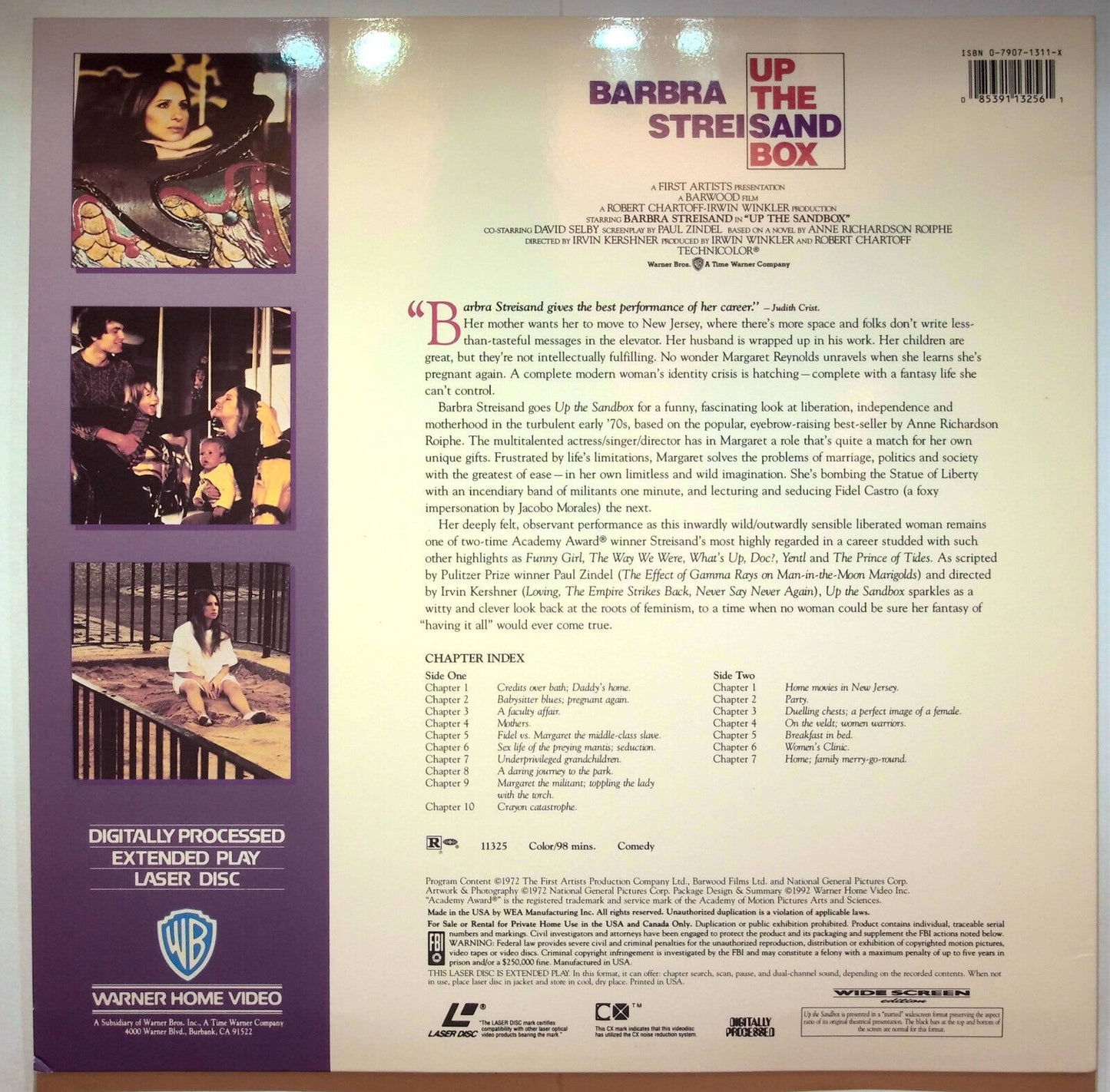 EBOND Up The Sandbox - Laser Disc Ntsc
