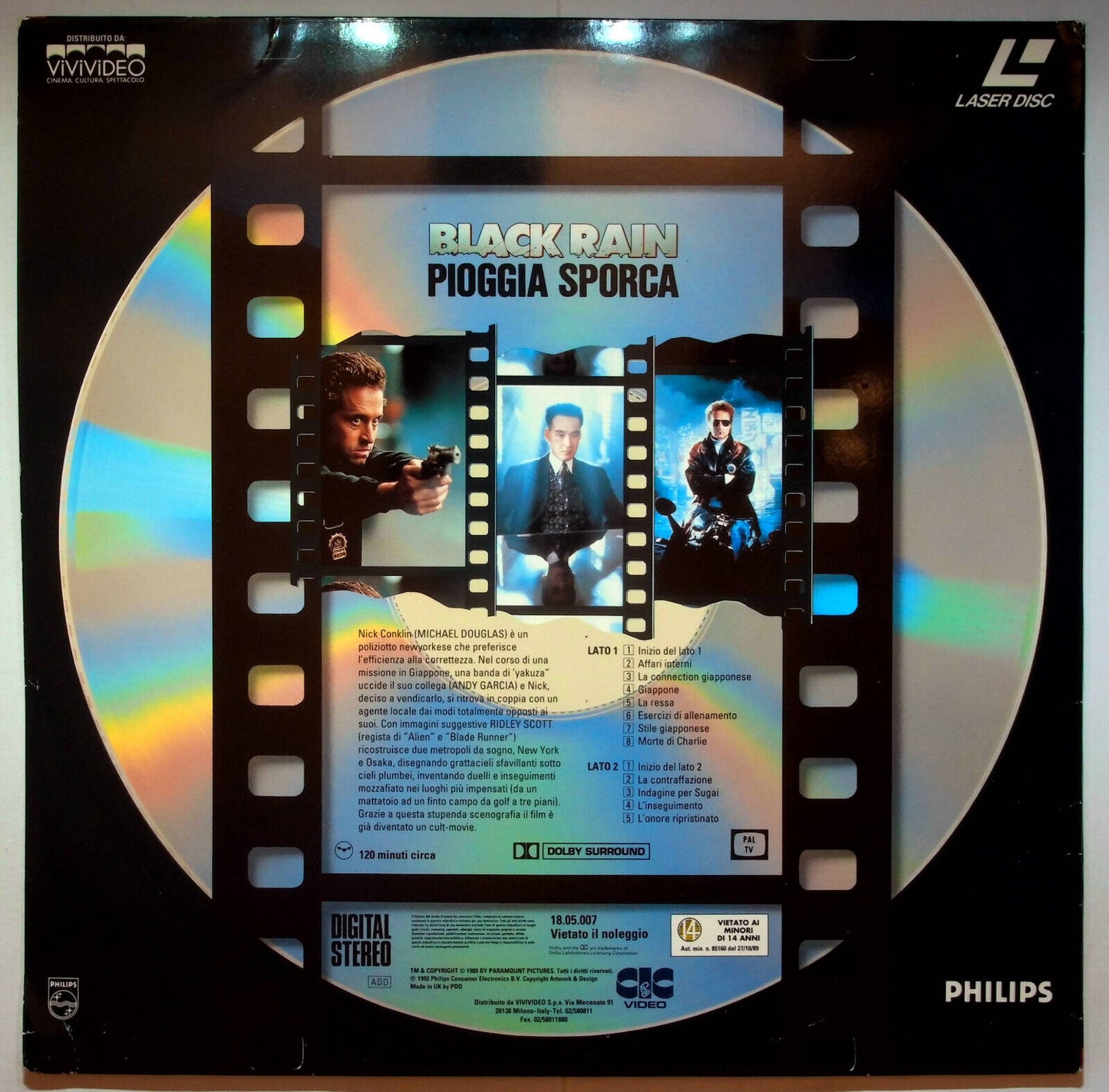EBOND Black Rain Pioggia Sporca - Laser Disc Pal