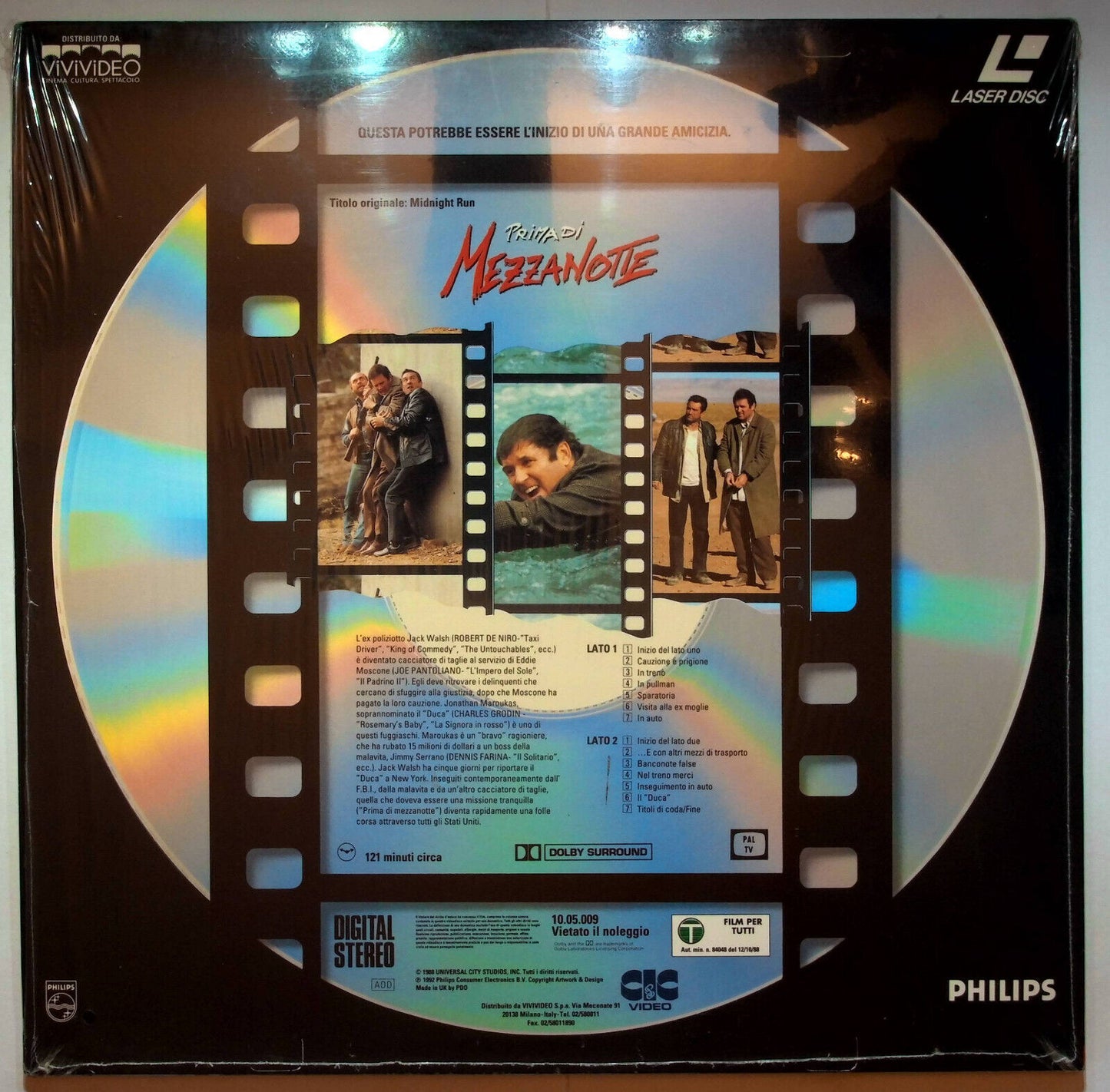 EBOND Prima Di Mezzanotte - Laser Disc Pal