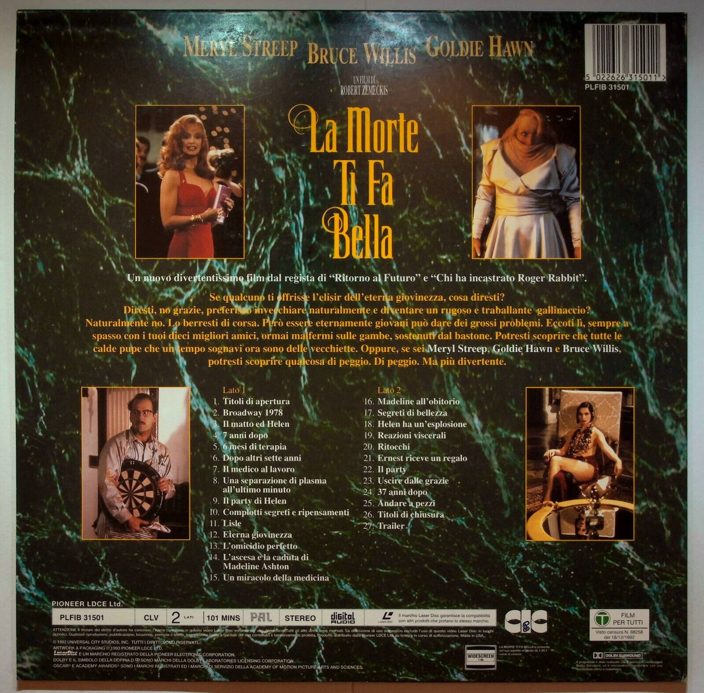EBOND La Morte Ti Fa Bella - Laser Disc Pal
