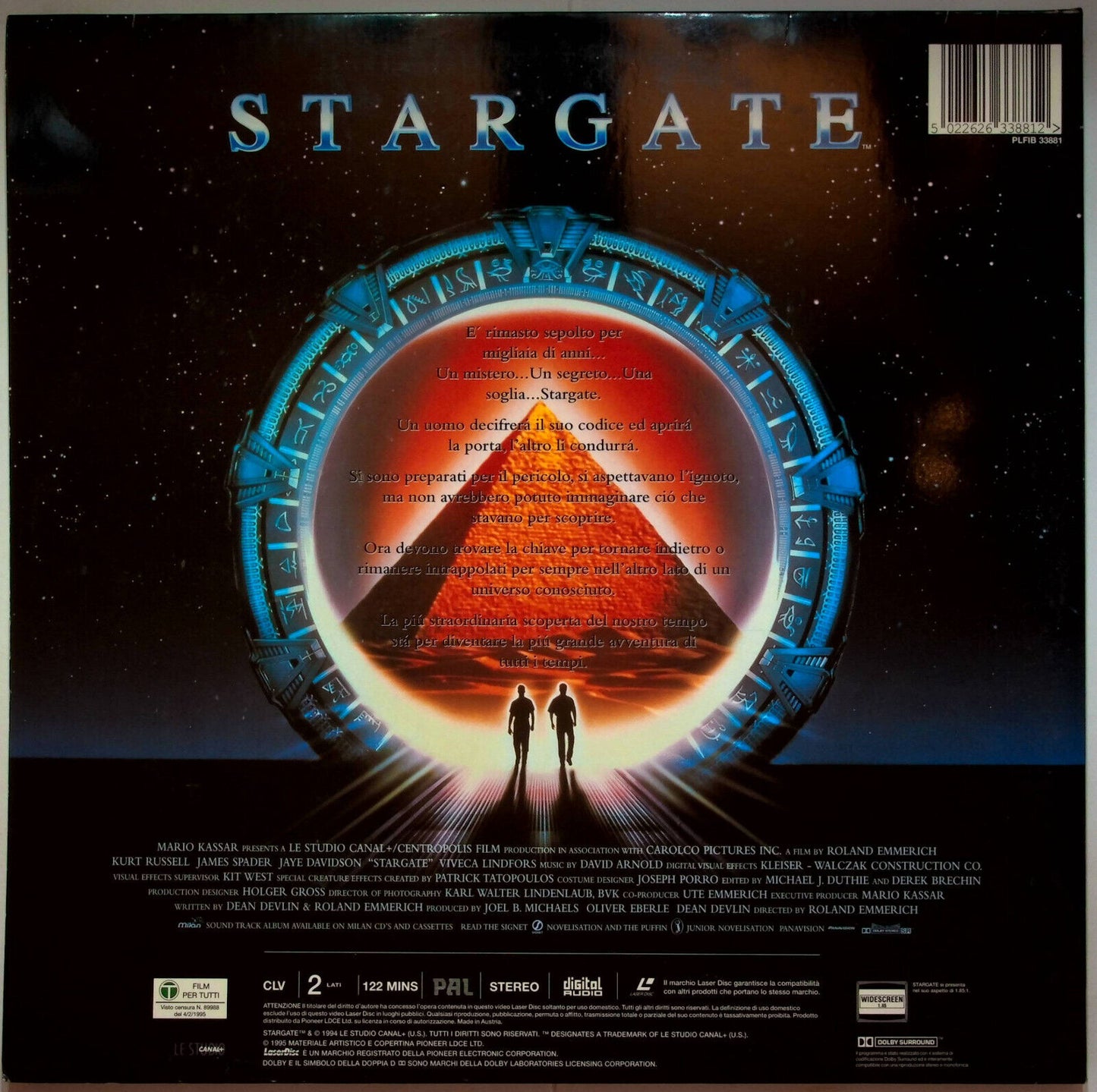 EBOND Stargate - Laser Disc Pal