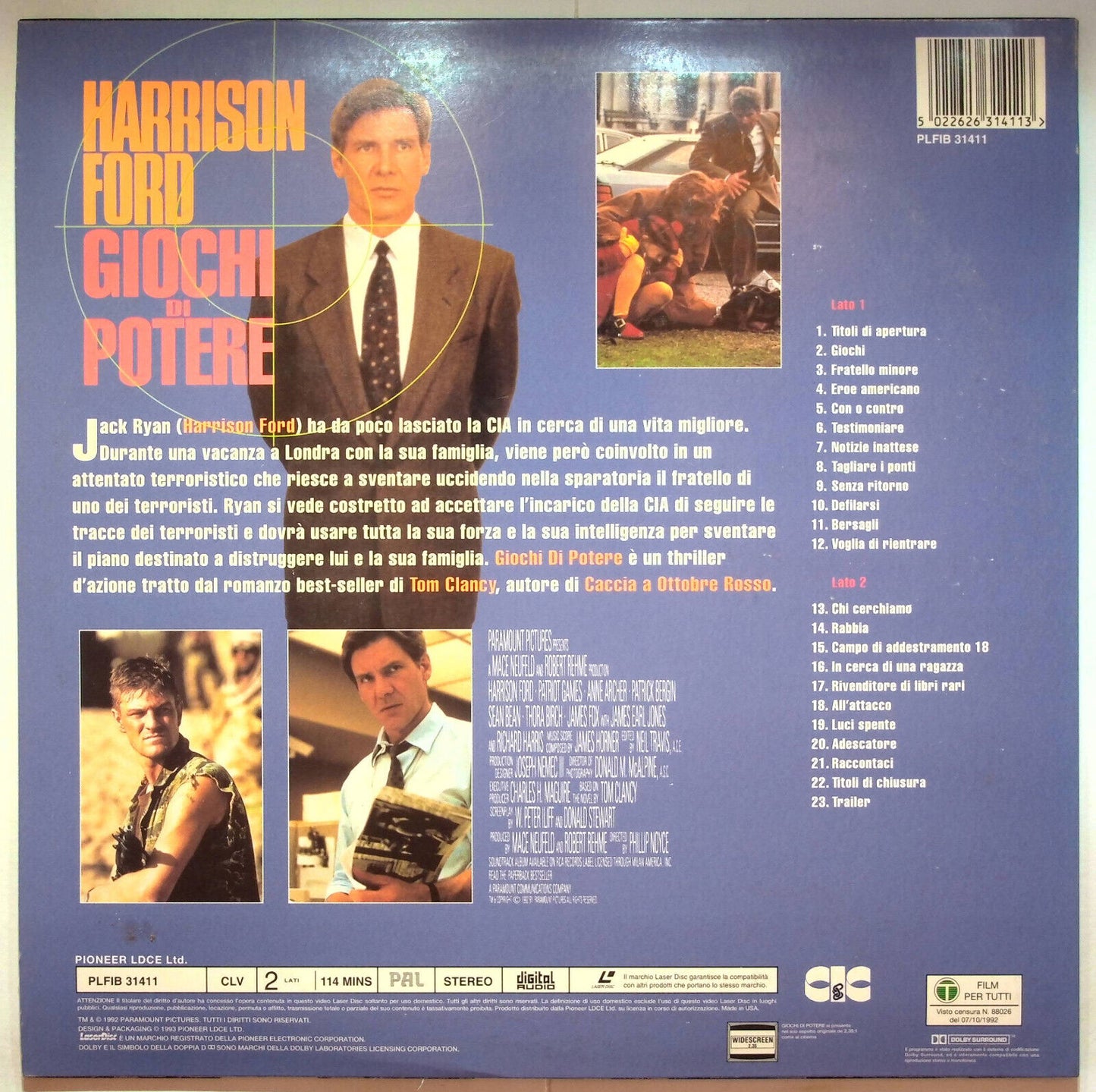 EBOND Giochi Di Potere - Laser Disc Pal