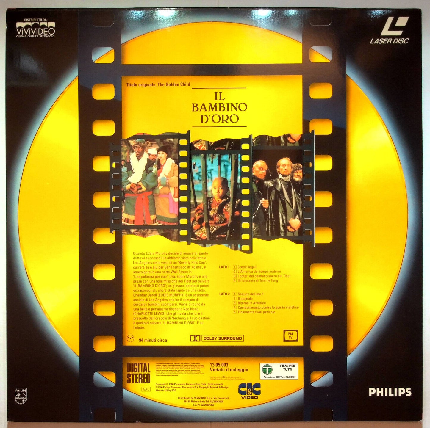 EBOND Il Bambino D'oro - Laser Disc Pal
