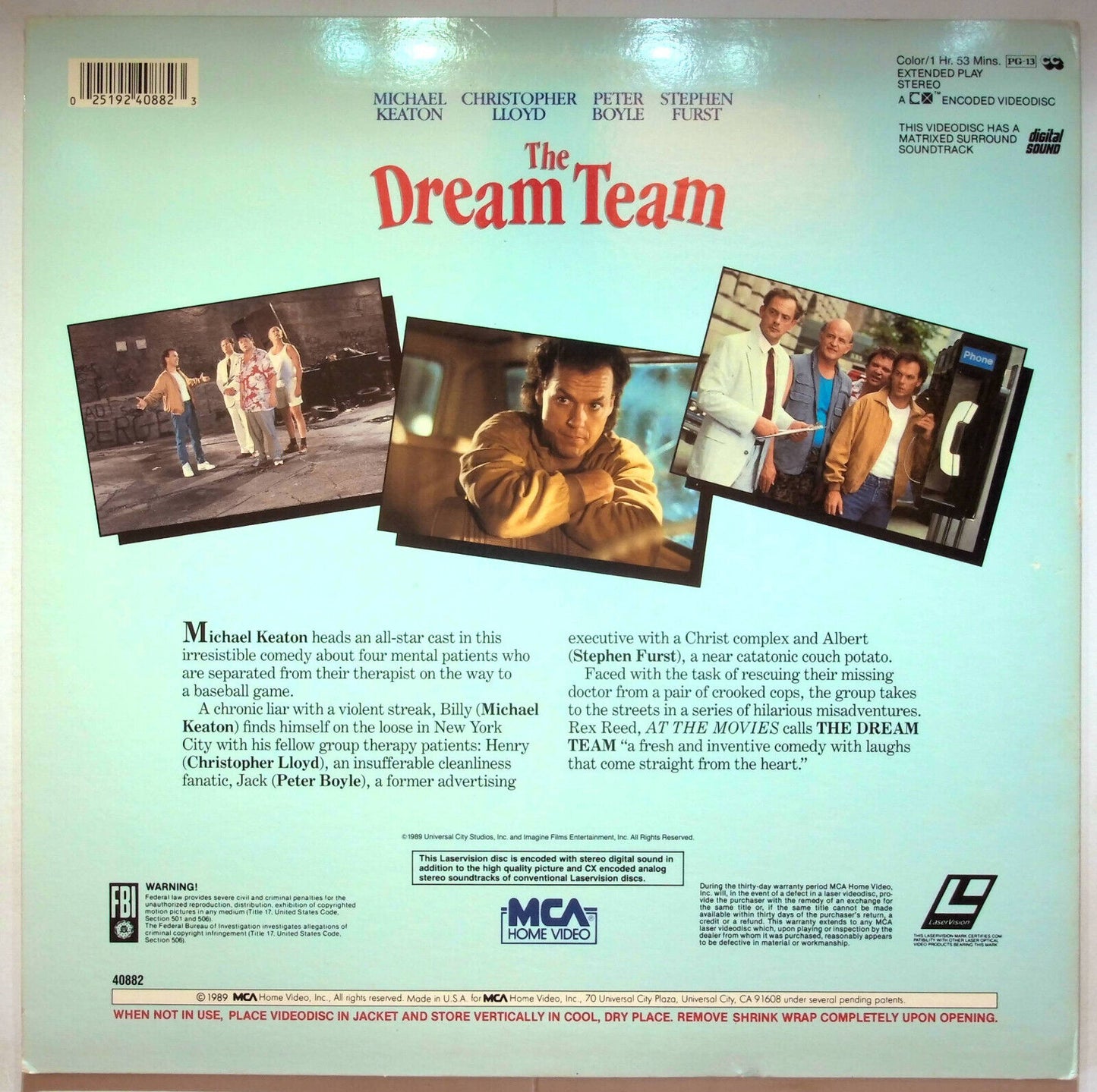 EBOND The Dream Team - Laser Disc Ntsc