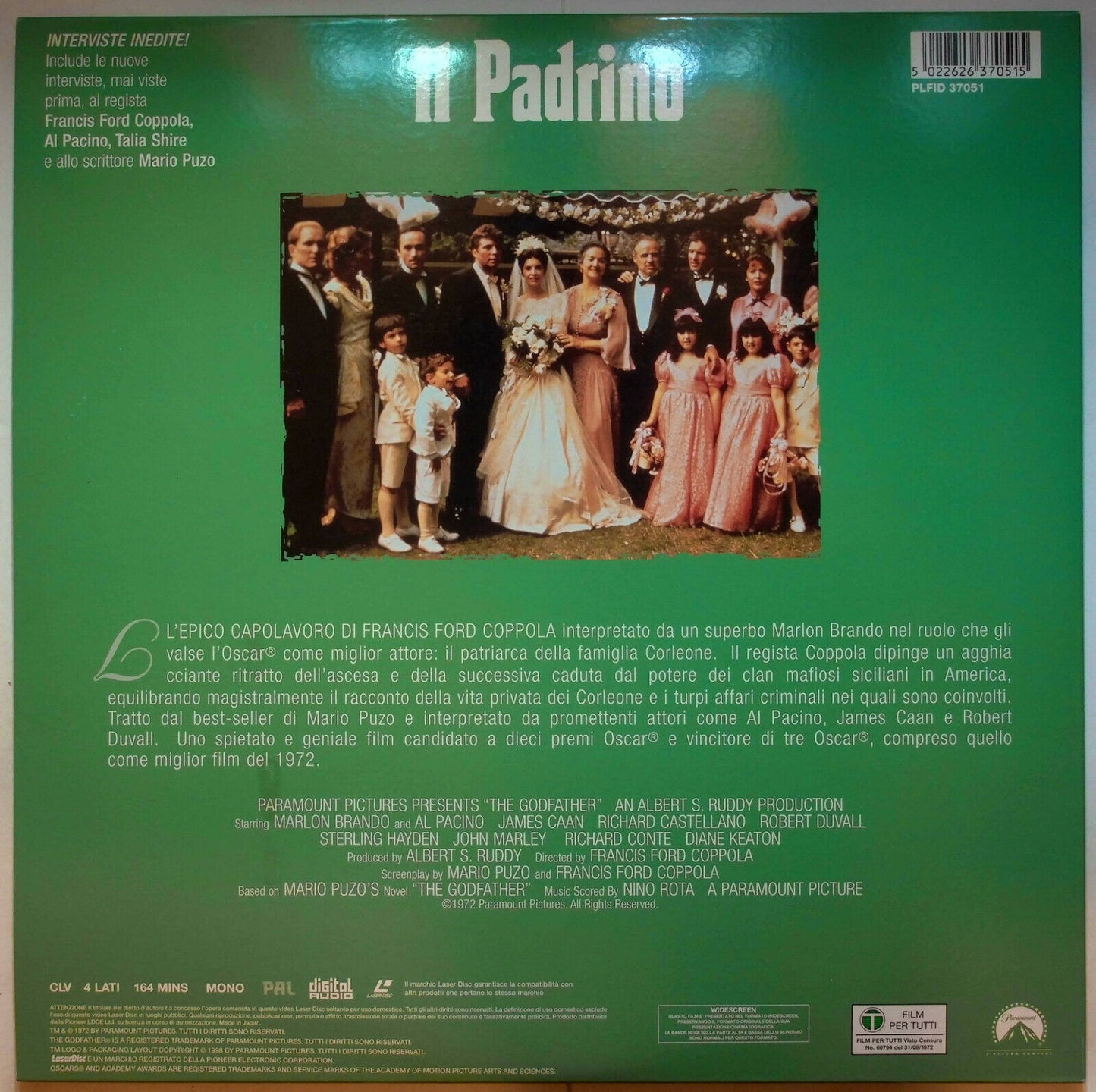 EBOND Il Padrino - Laser Disc Pal