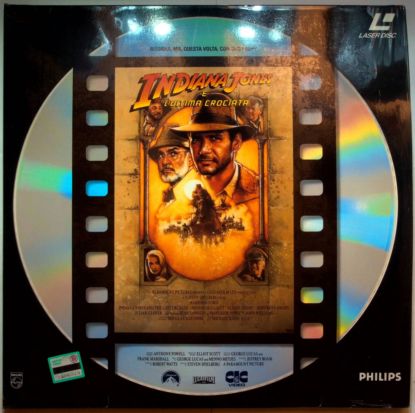 EBOND Indiana Jones E L'ultima Crociata - Laser Disc Pal