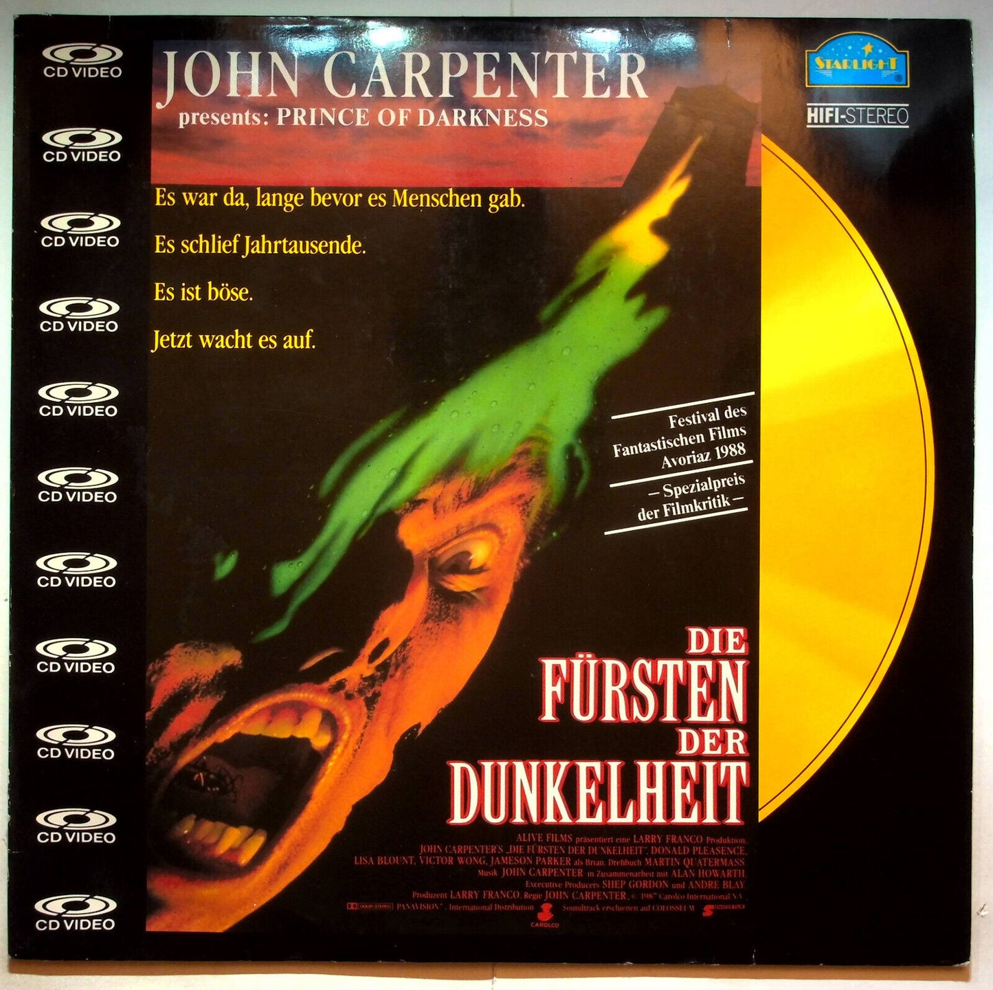 EBOND Die Fursten Der Dunkelheit - Laser Disc Pal