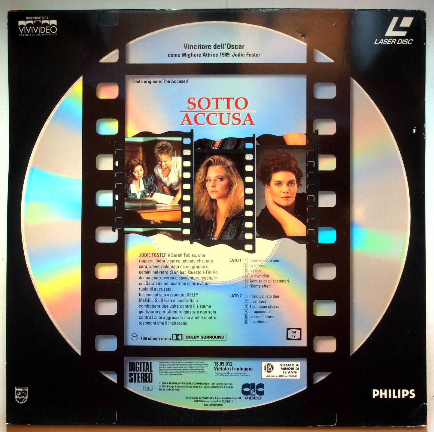 EBOND Sotto Accusa  - Laser Disc Pal