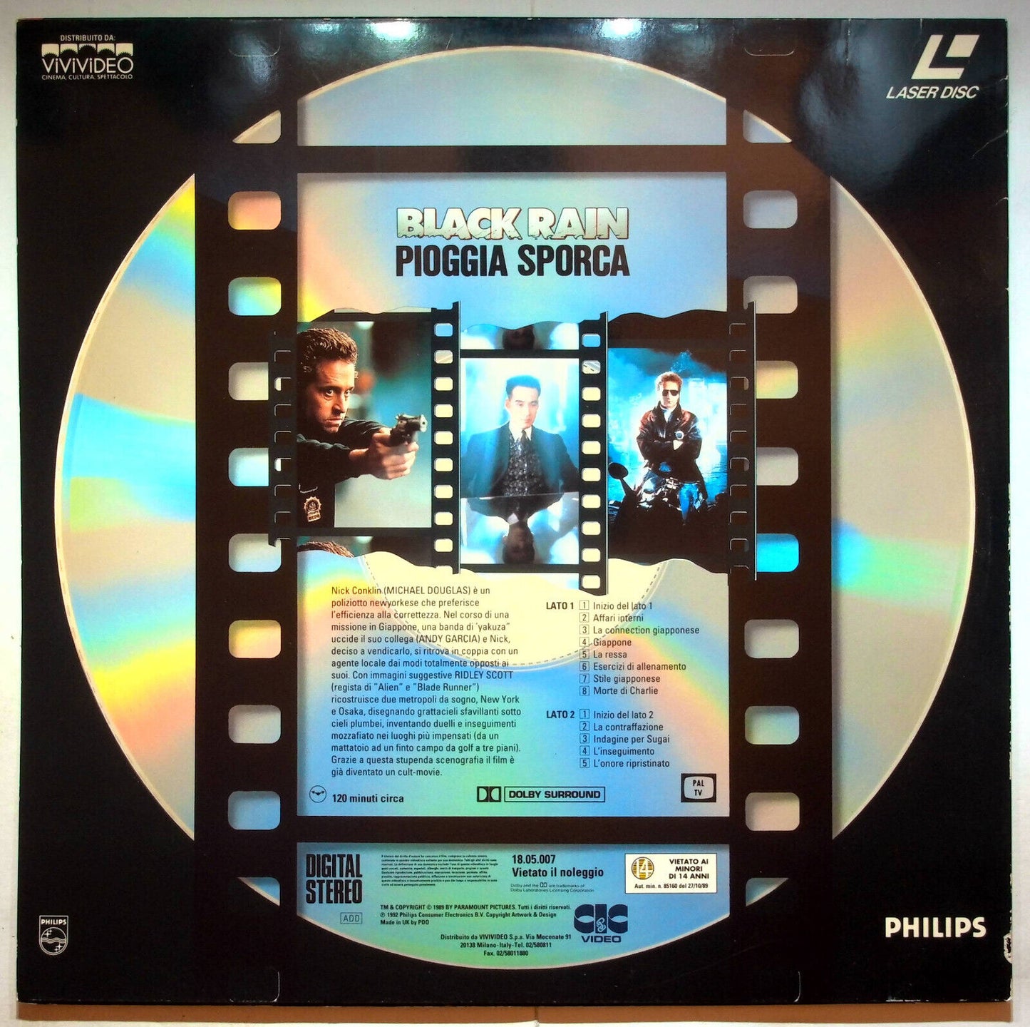 EBOND Black Rain Pioggia Sporca - Laser Disc Pal