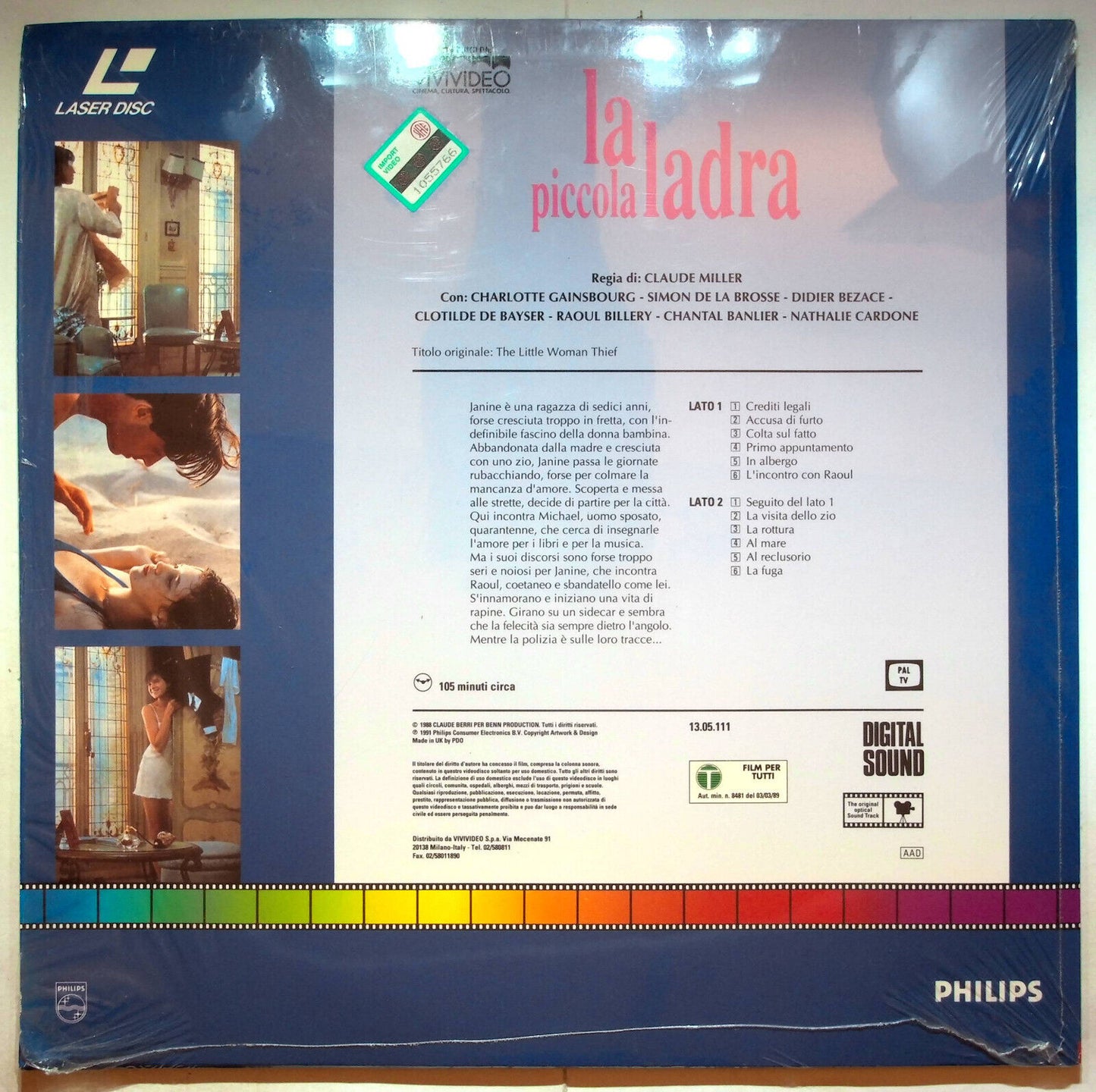 EBOND La Piccola Ladra - Laser Disc Pal